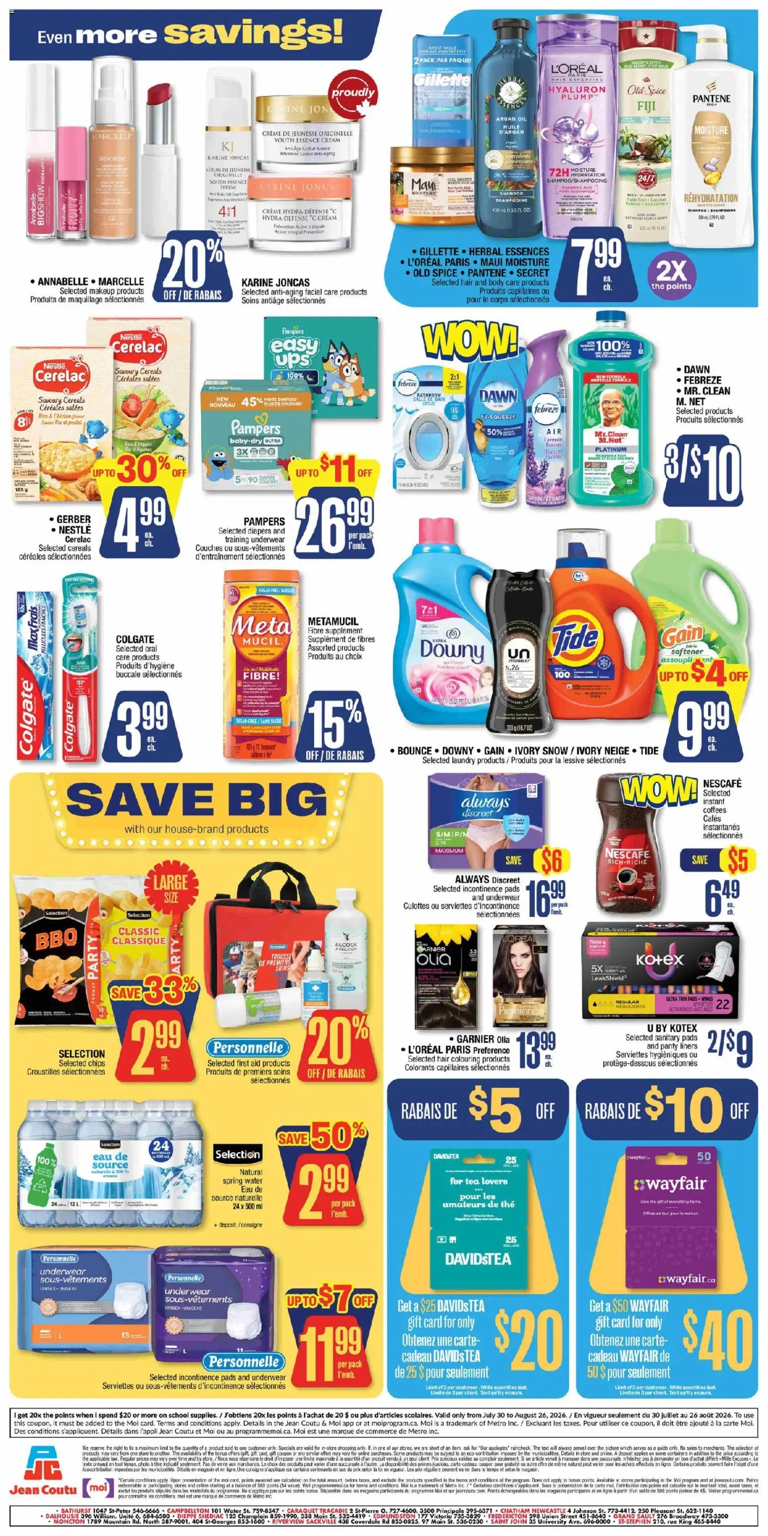 Jean Coutu weekly flyer