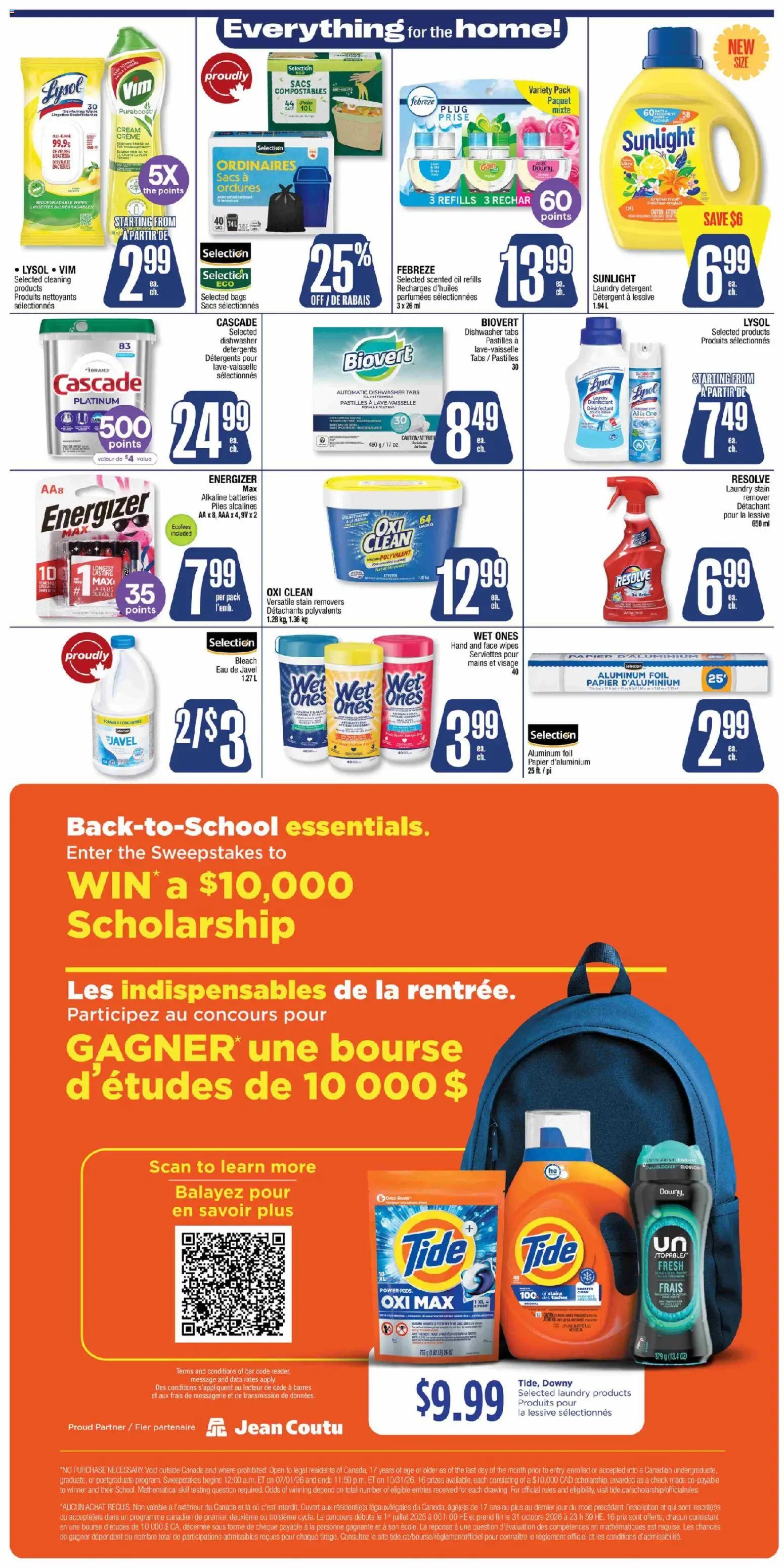 Jean Coutu weekly flyer