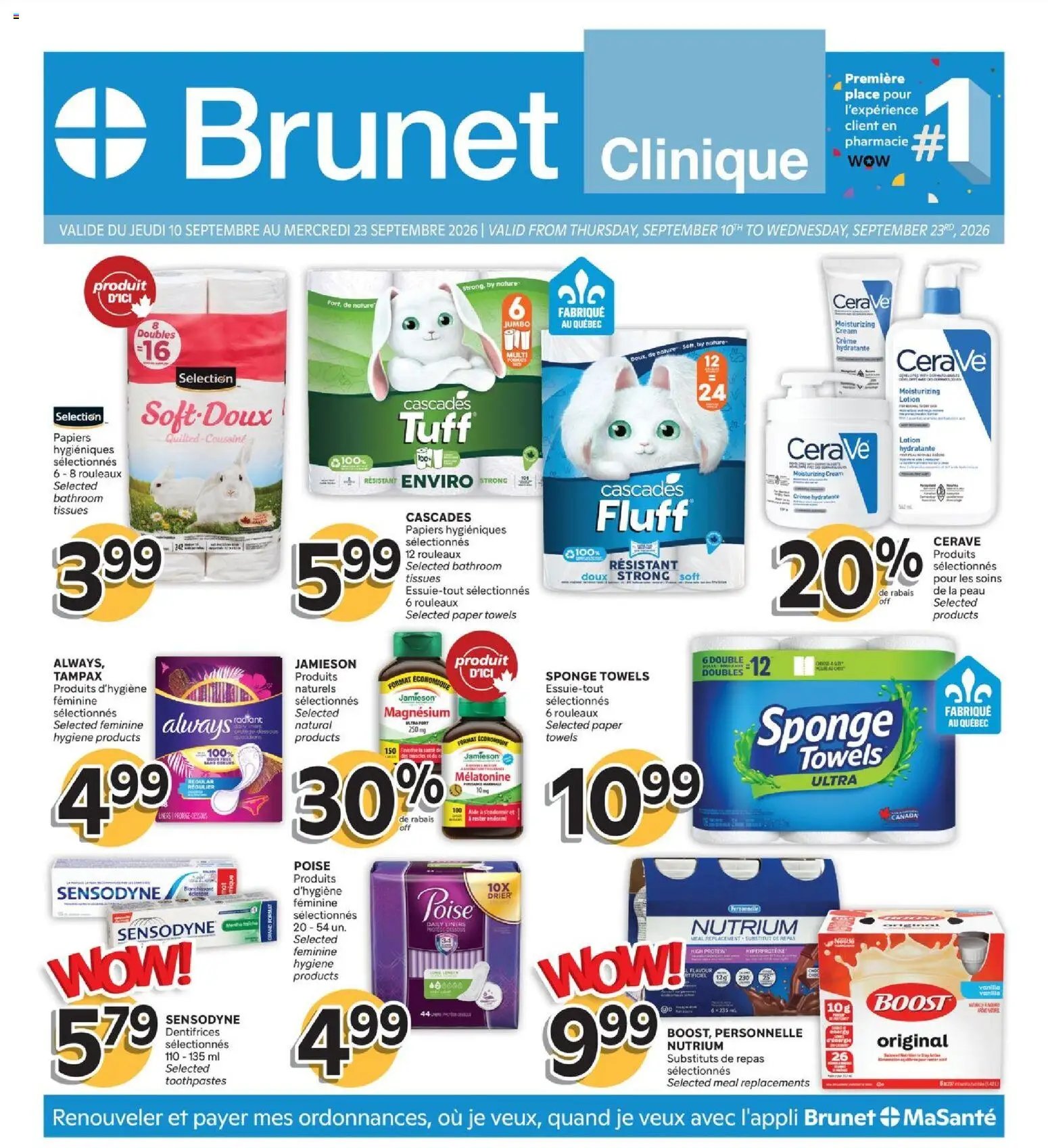 Brunet flyer - Clinique