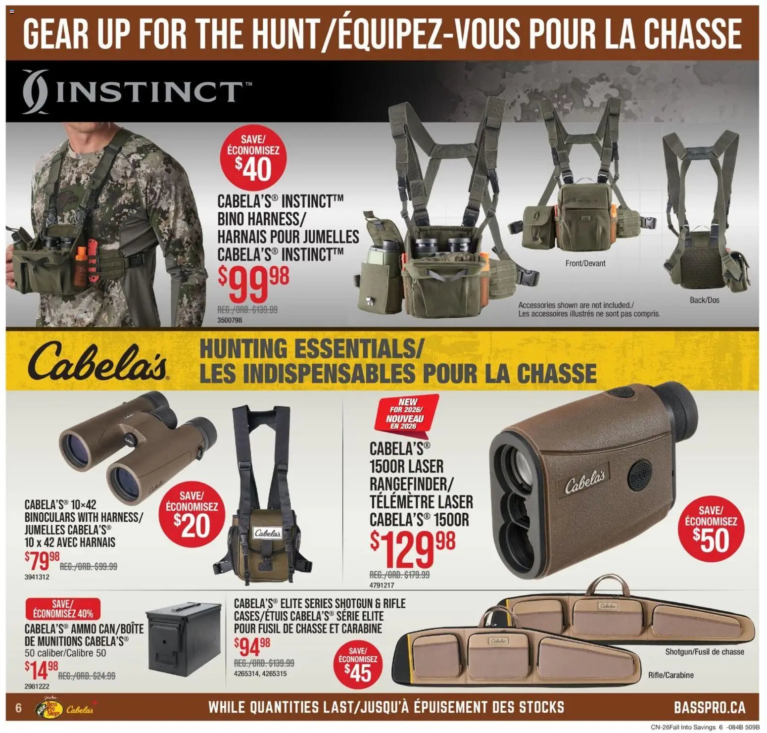 Cabelas weekly flyer / circulaire