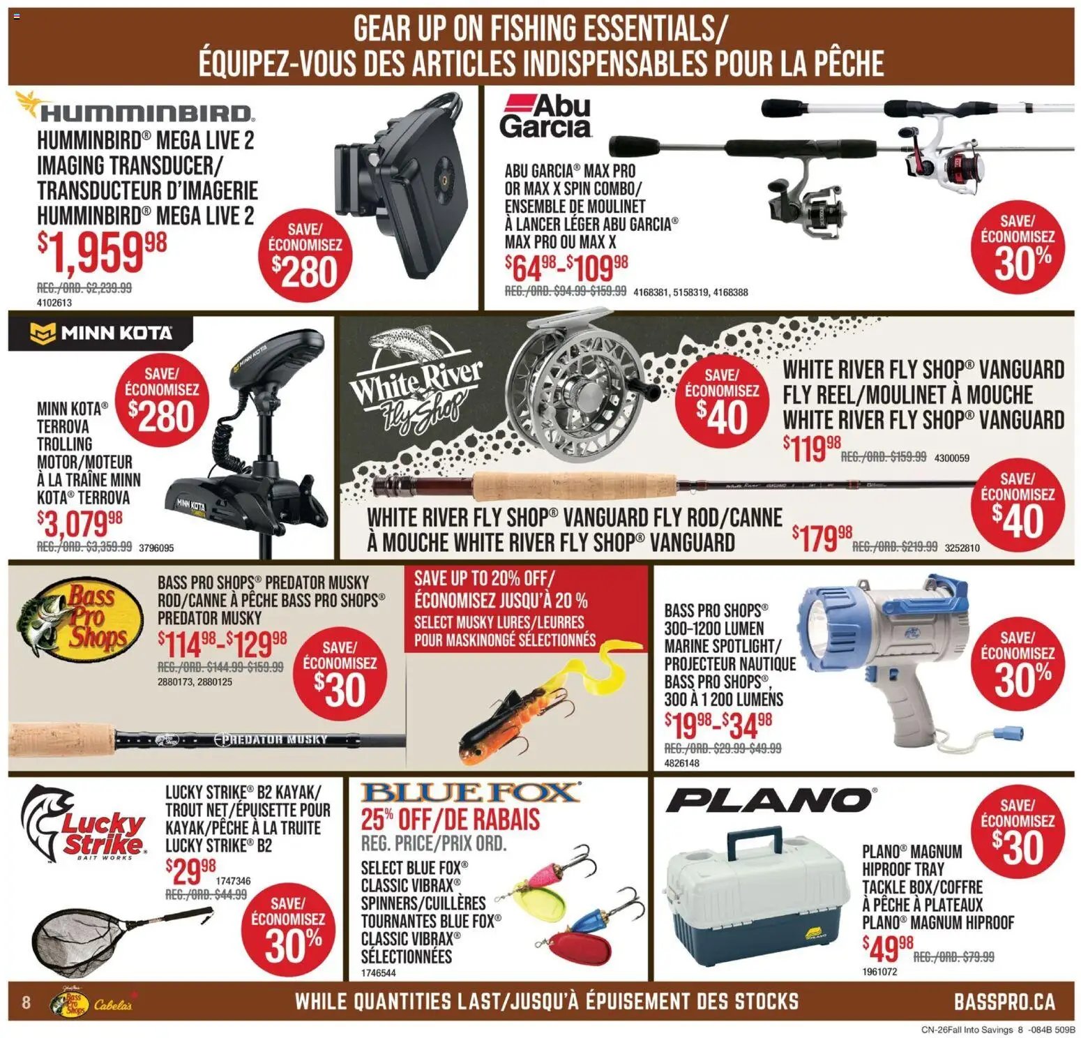 Cabelas weekly flyer / circulaire