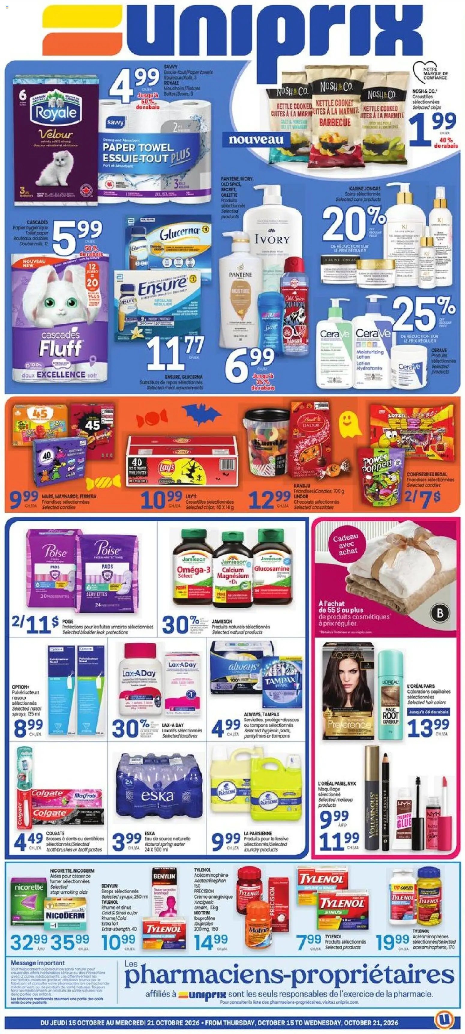 Uniprix weekly flyer / circulaire