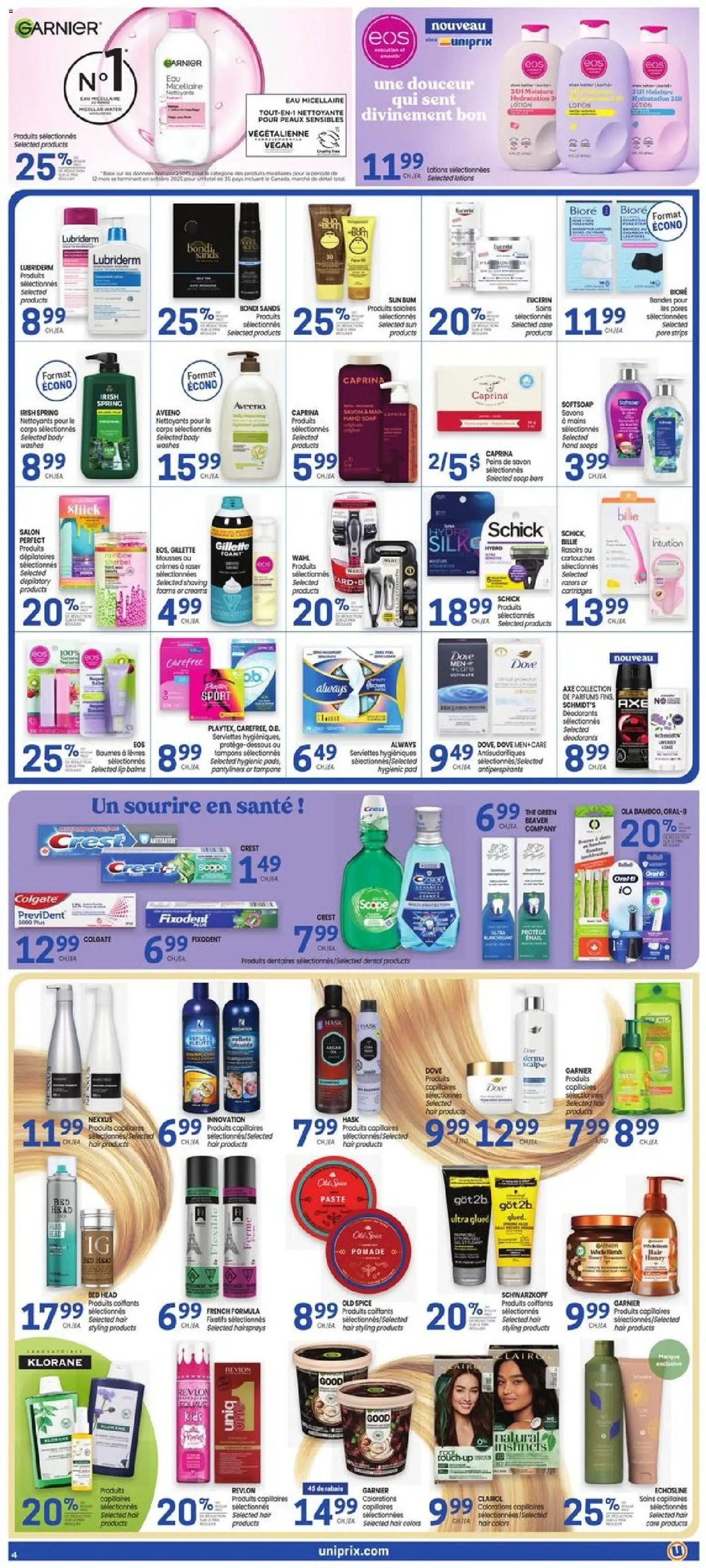 Uniprix weekly flyer / circulaire