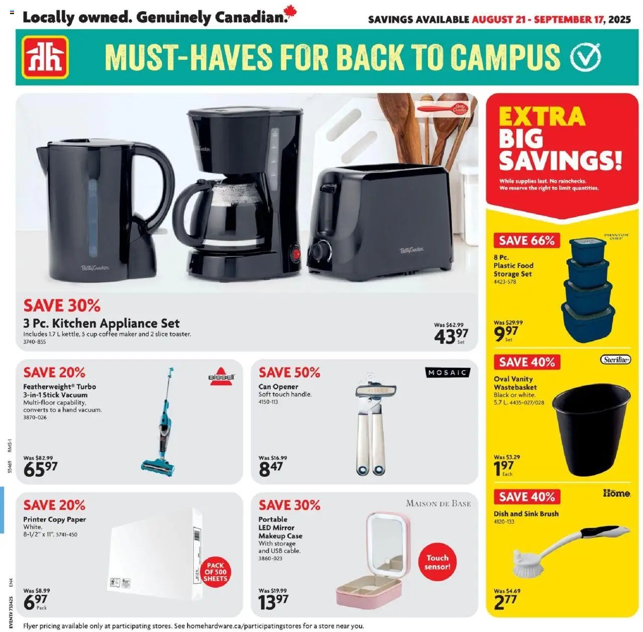 Home Hardware - Specials (2025-08-21 - 2025-09-17) | 1