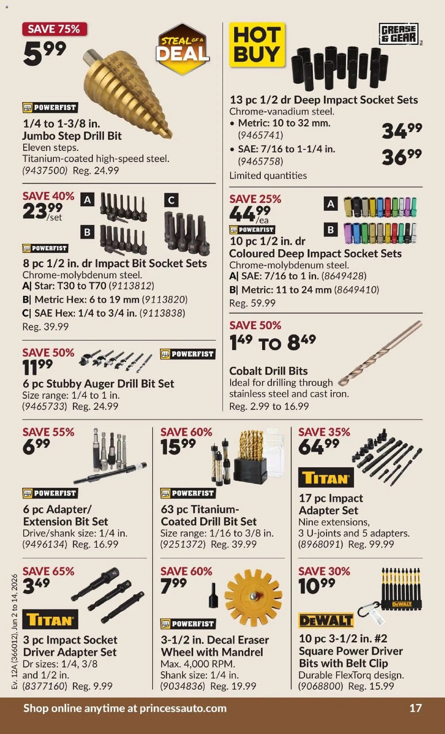 Princess Auto weekly flyer - 2 Week Sale!