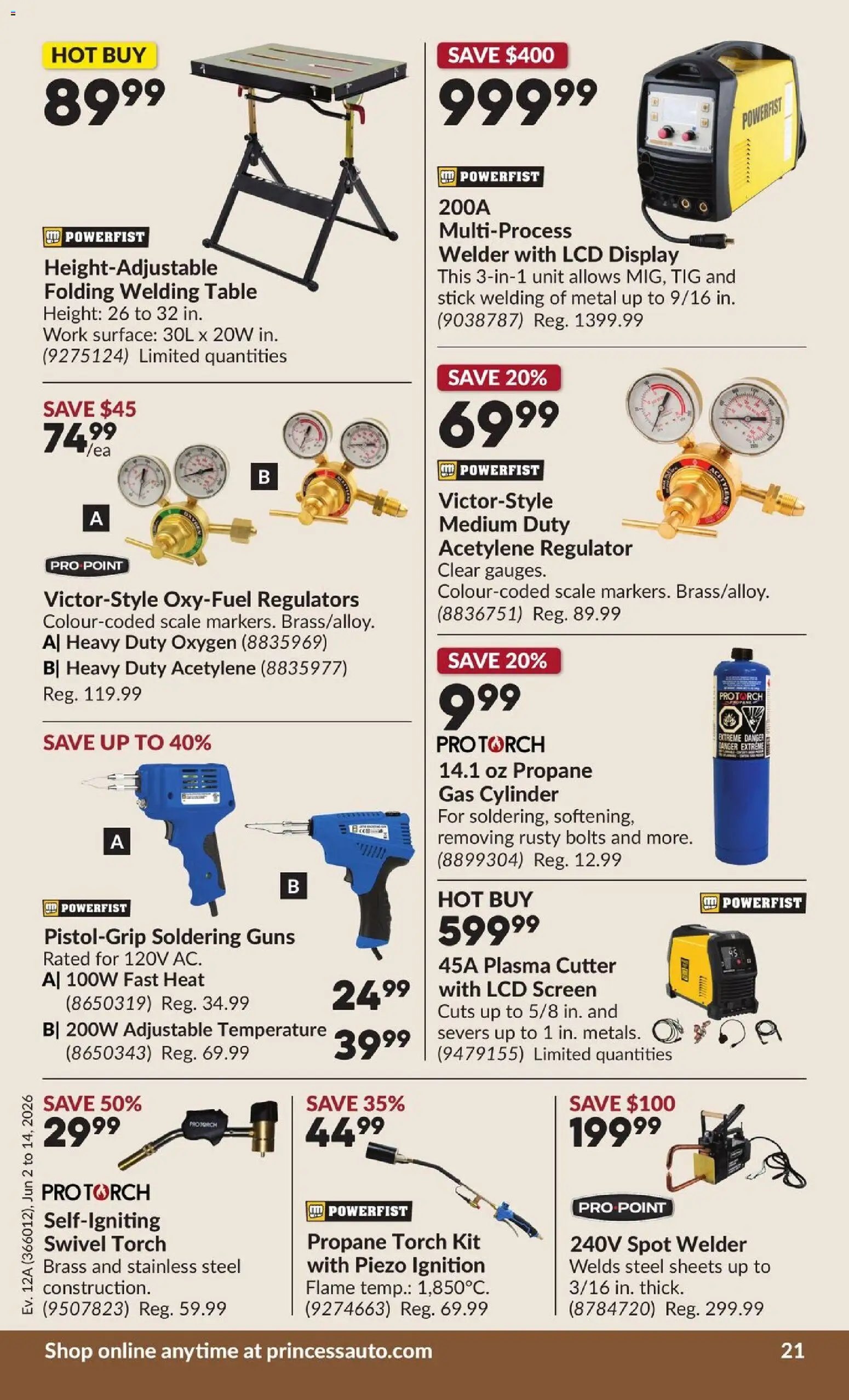 Princess Auto weekly flyer - 2 Week Sale!