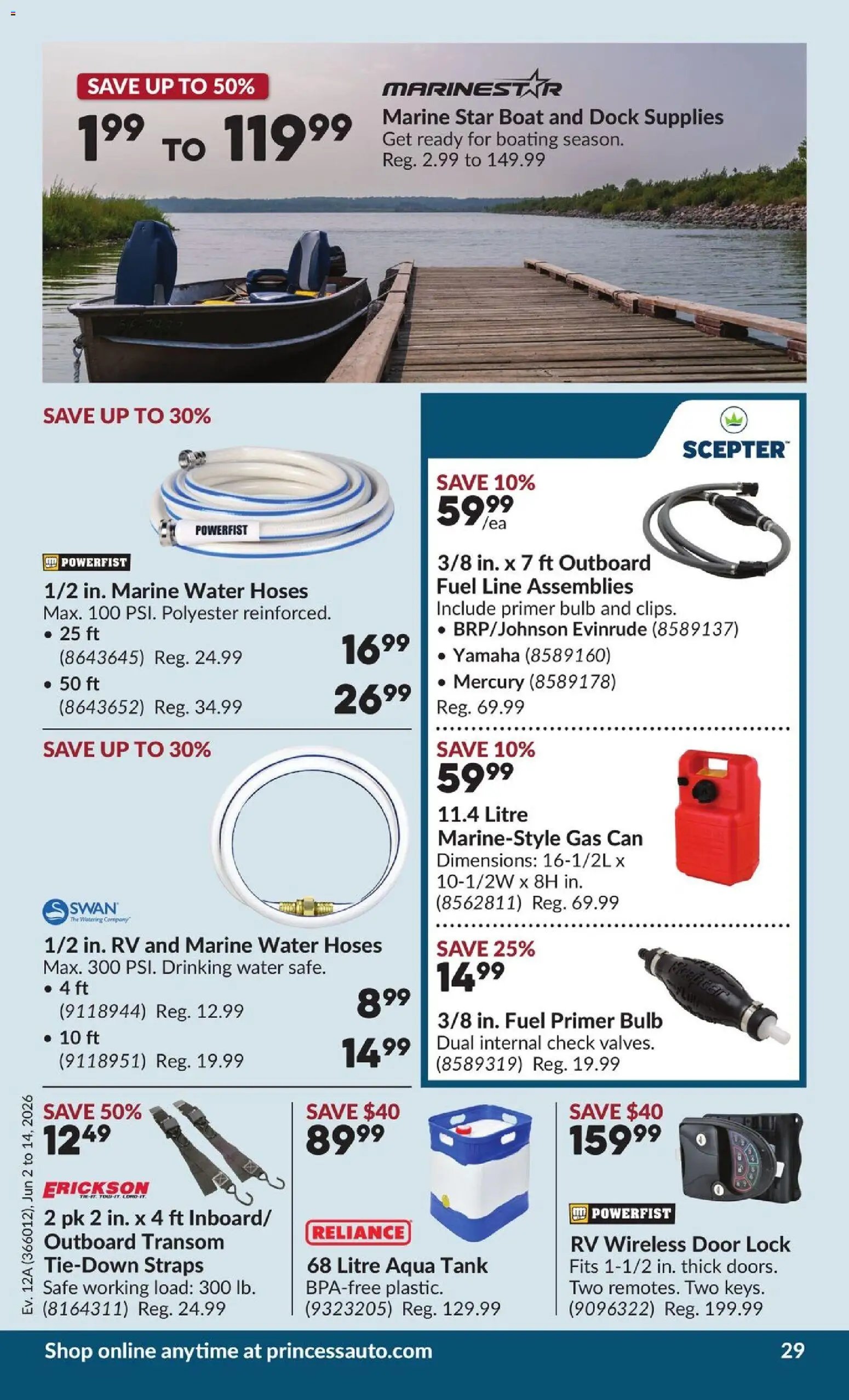 Princess Auto weekly flyer - 2 Week Sale!