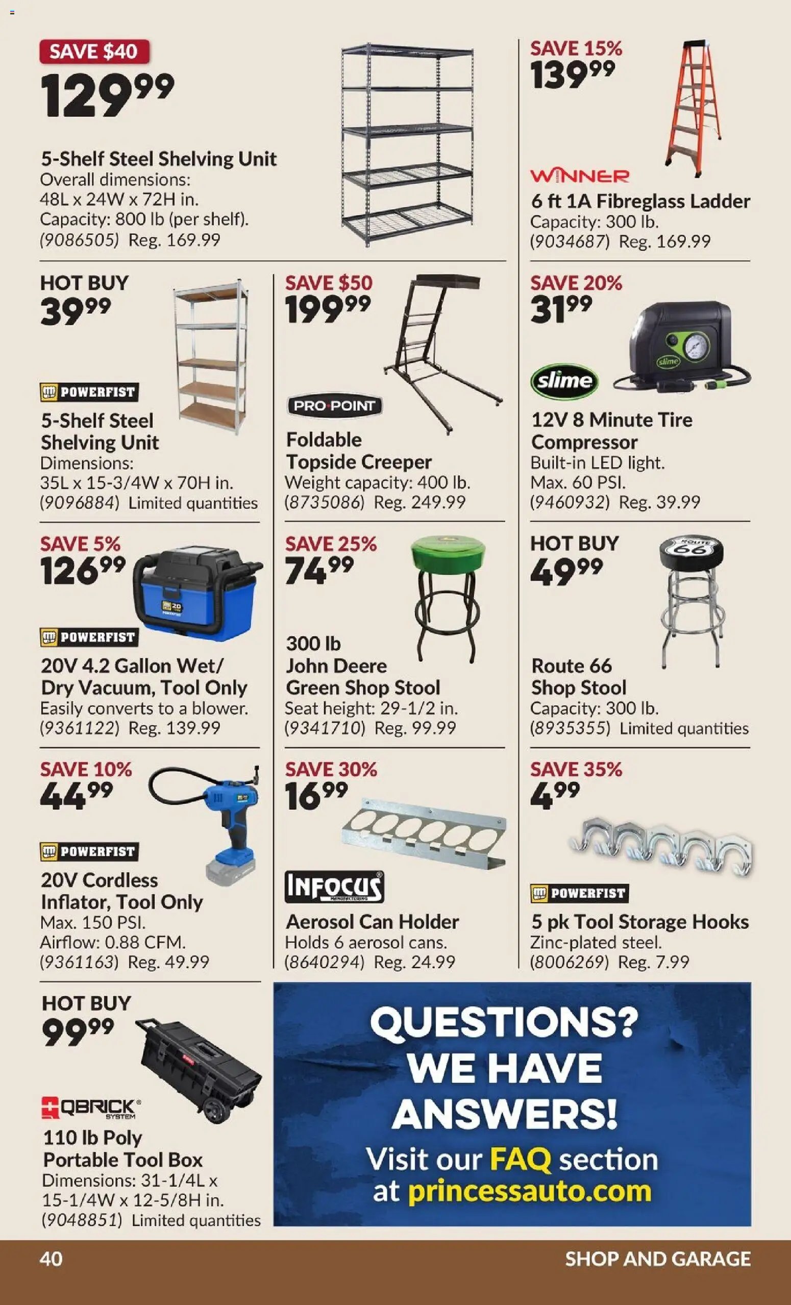 Princess Auto weekly flyer - 2 Week Sale!