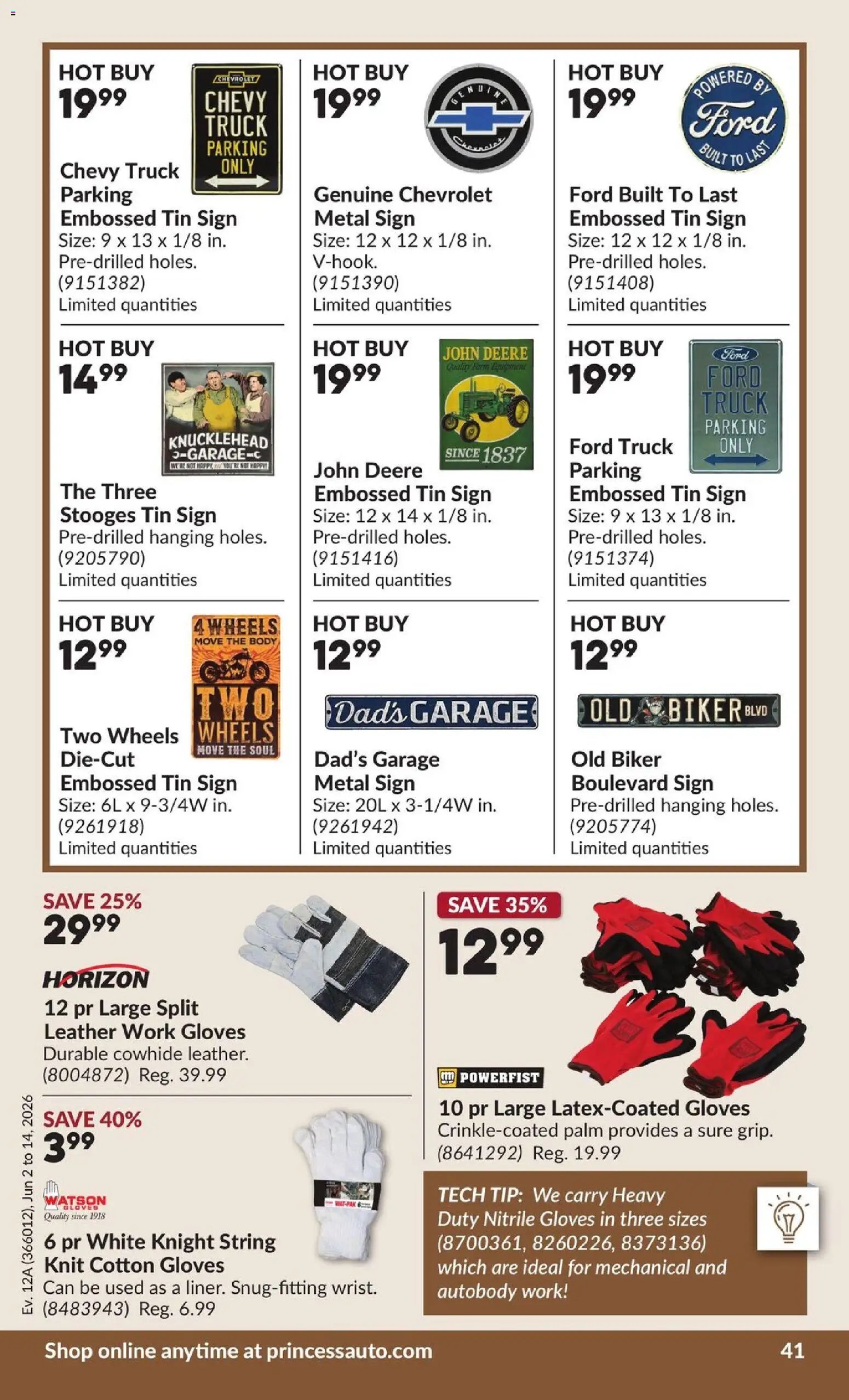 Princess Auto weekly flyer - 2 Week Sale!