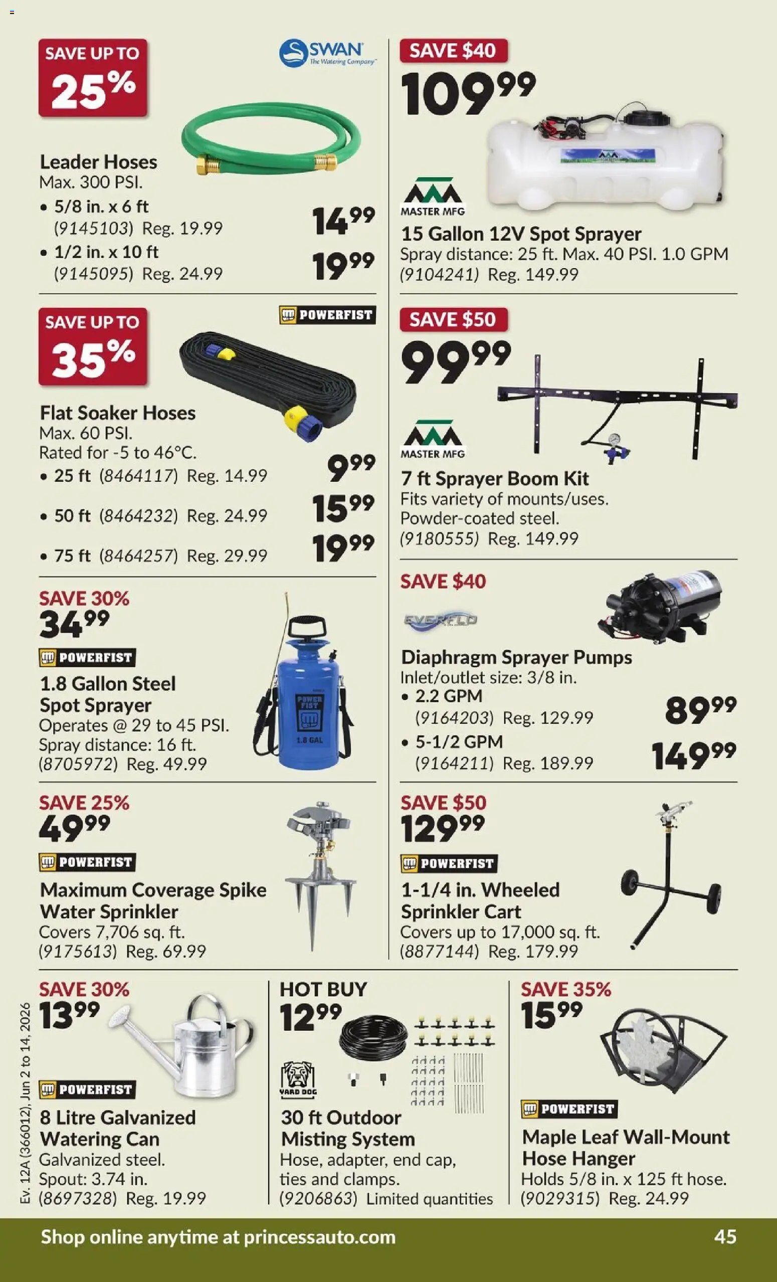 Princess Auto weekly flyer - 2 Week Sale!