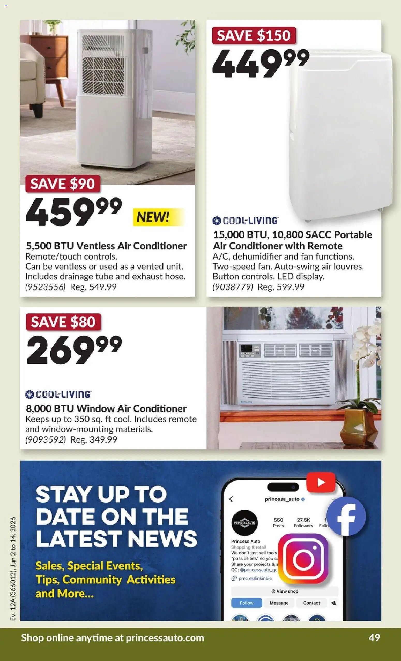 Princess Auto weekly flyer - 2 Week Sale!
