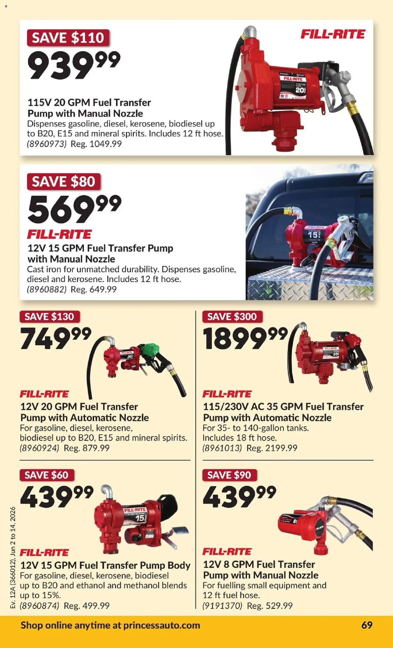 Princess Auto weekly flyer - 2 Week Sale!