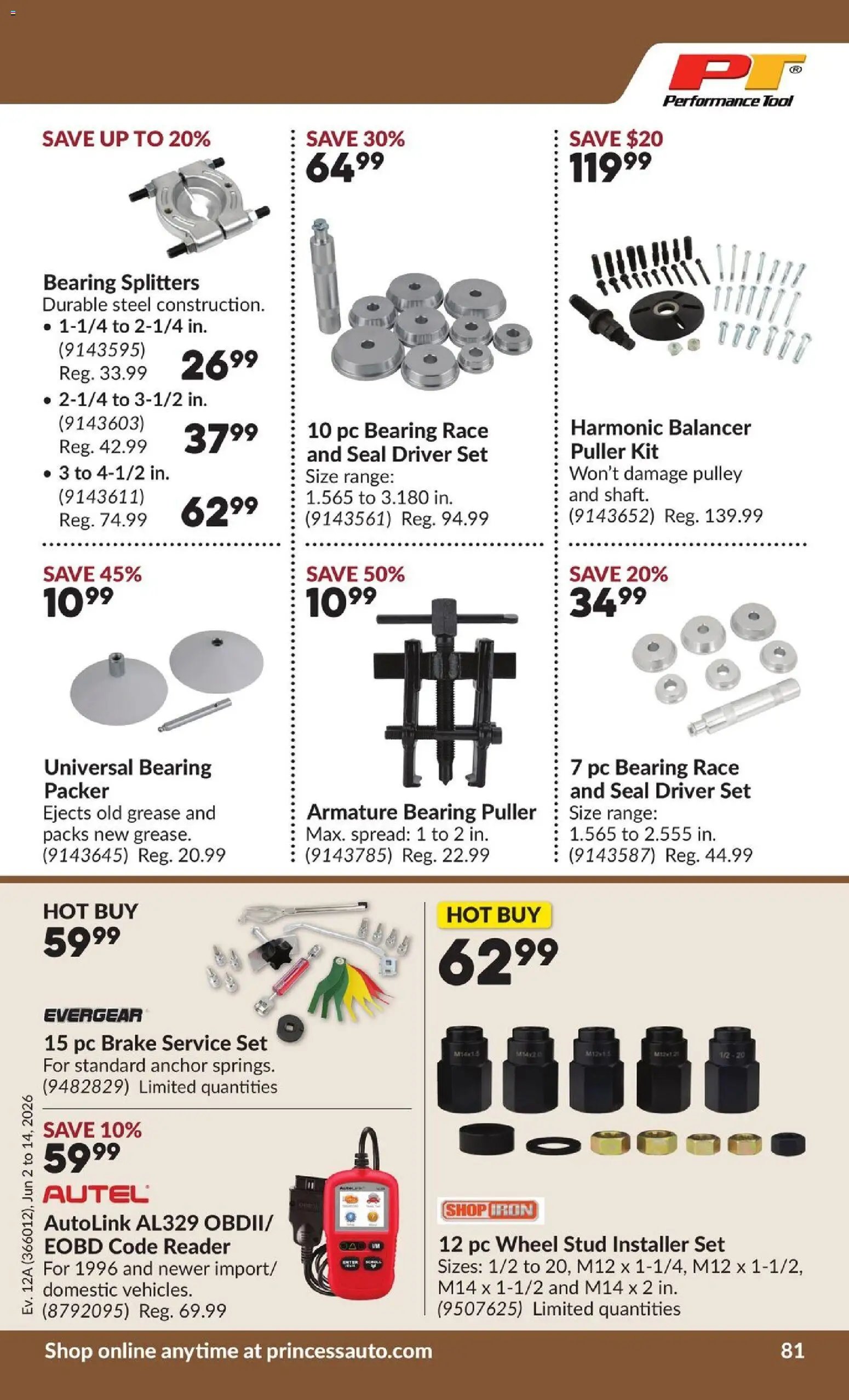 Princess Auto weekly flyer - 2 Week Sale!