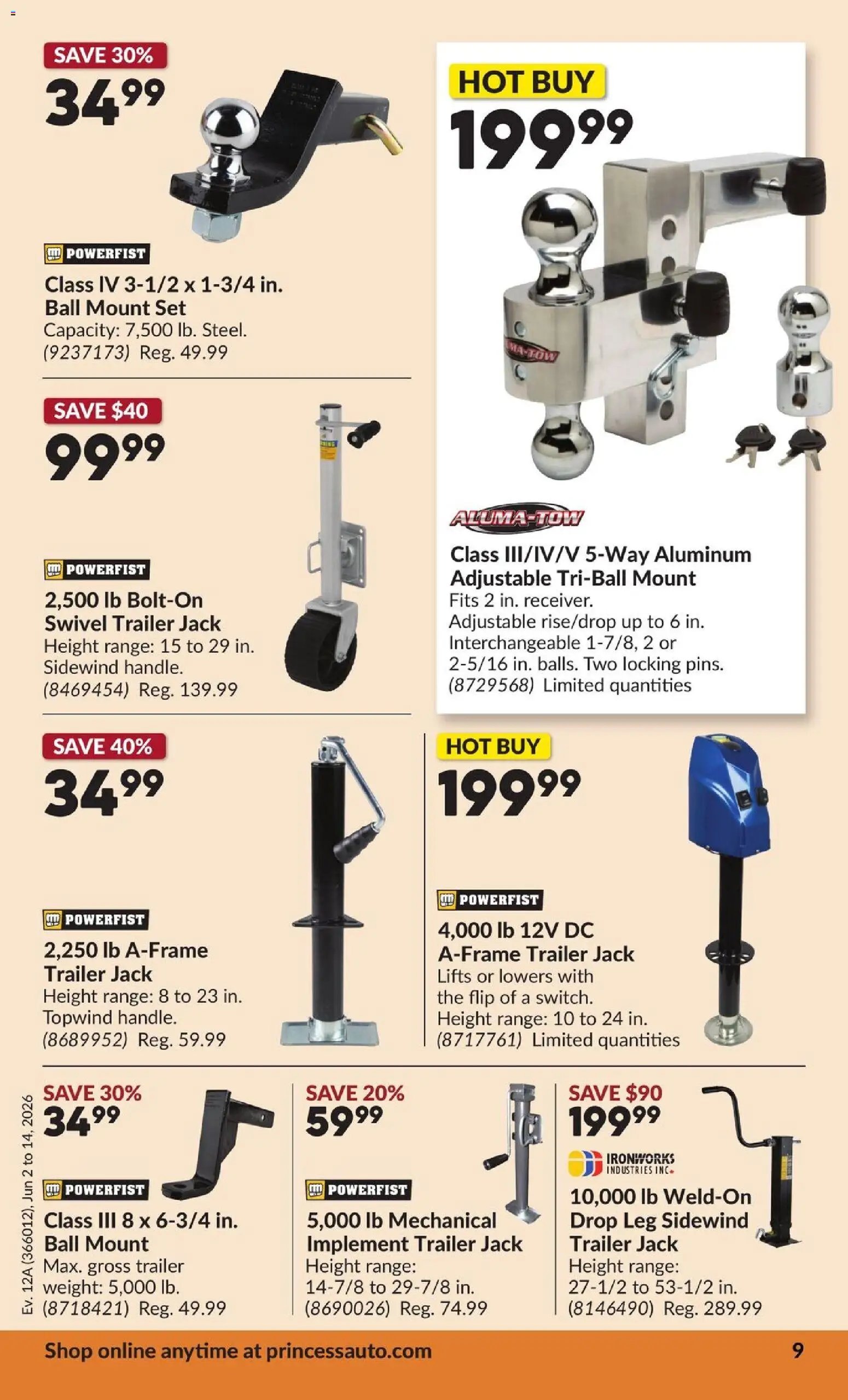Princess Auto weekly flyer - 2 Week Sale!