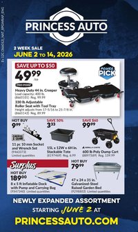 Princess Auto weekly flyer - 2 Week Sale!