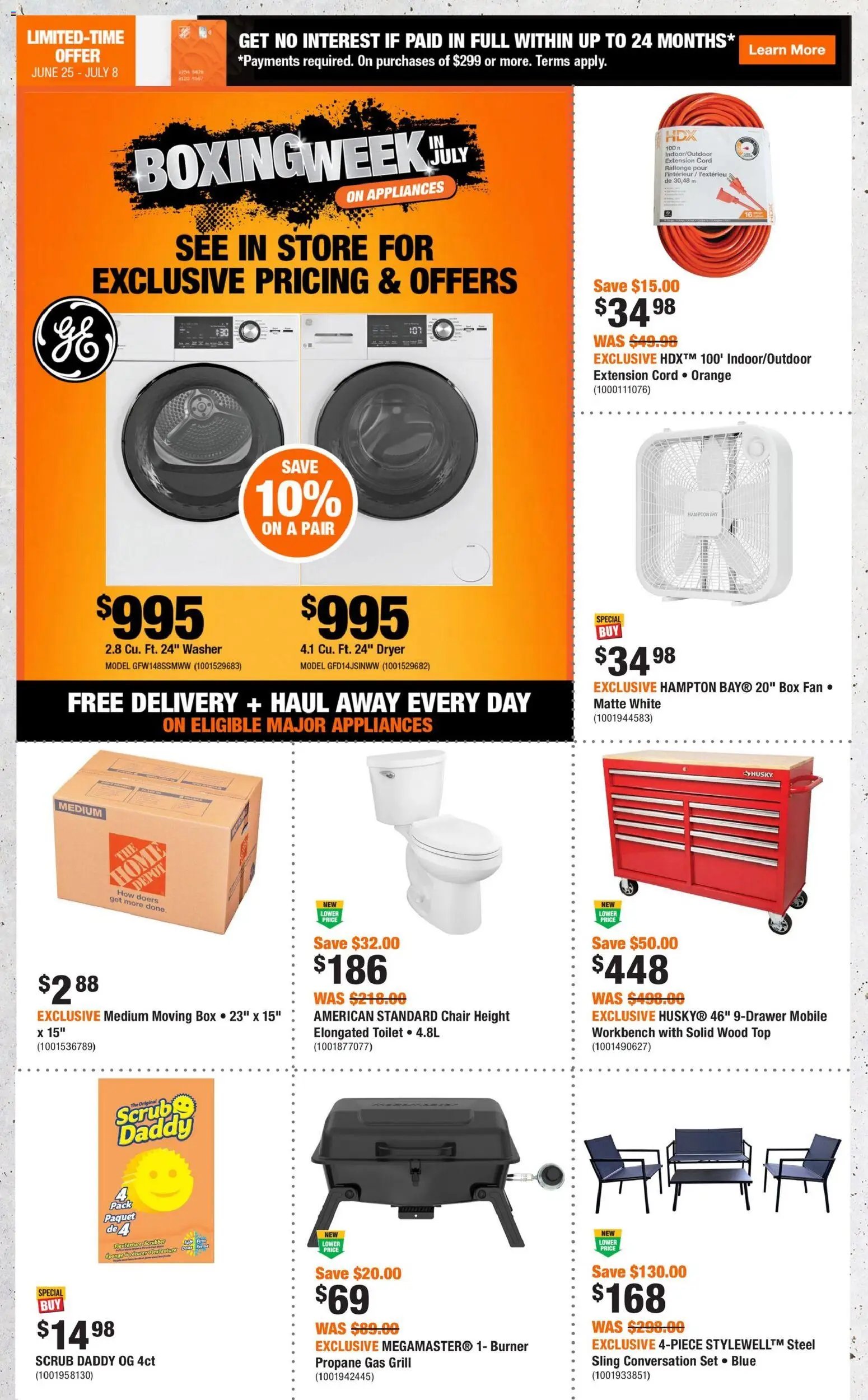 Home Depot weekly flyer / circulaire
