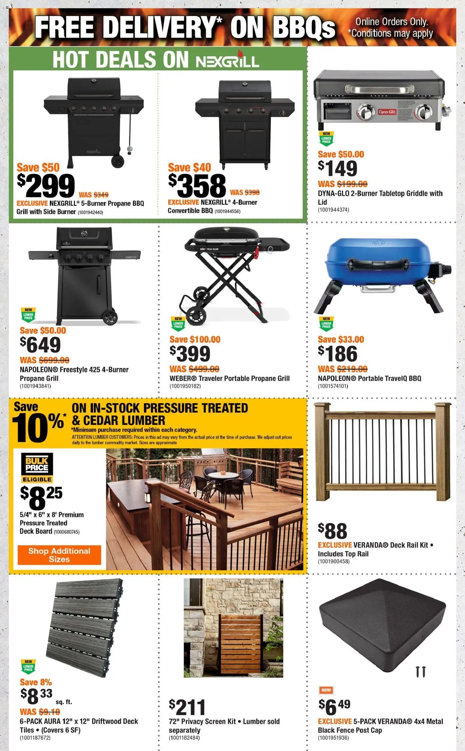 Home Depot weekly flyer / circulaire
