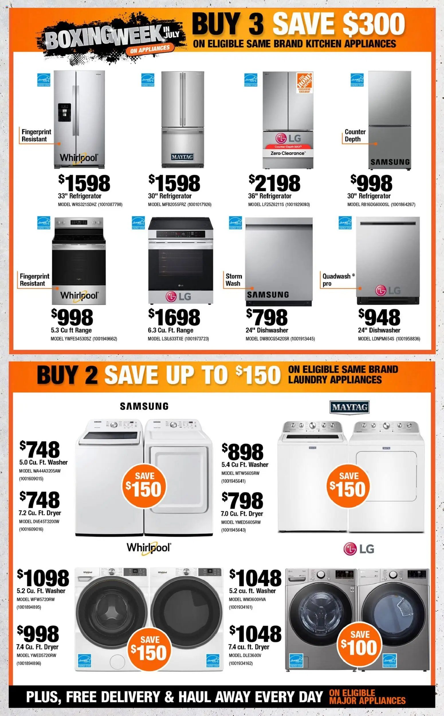 Home Depot weekly flyer / circulaire