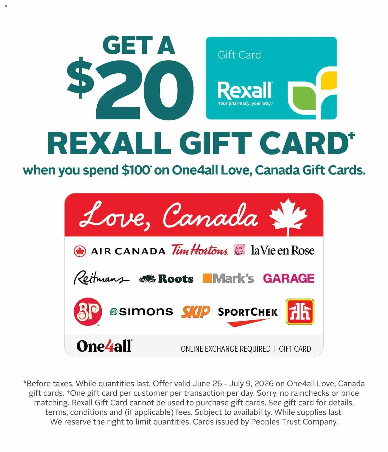 Rexall weekly flyer / circulaire