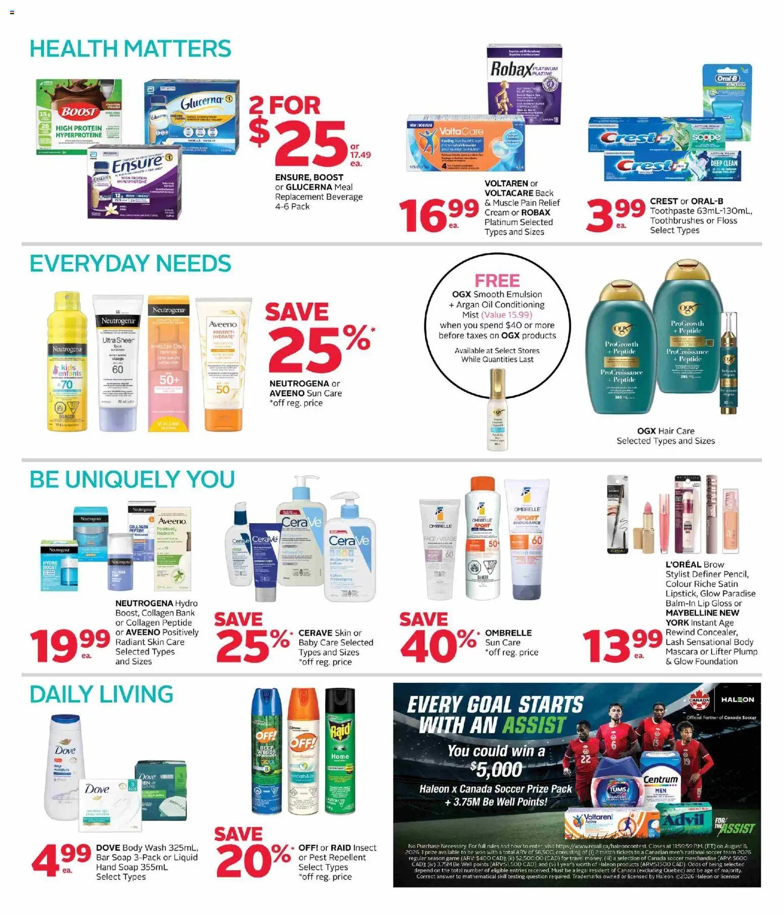 Rexall weekly flyer / circulaire