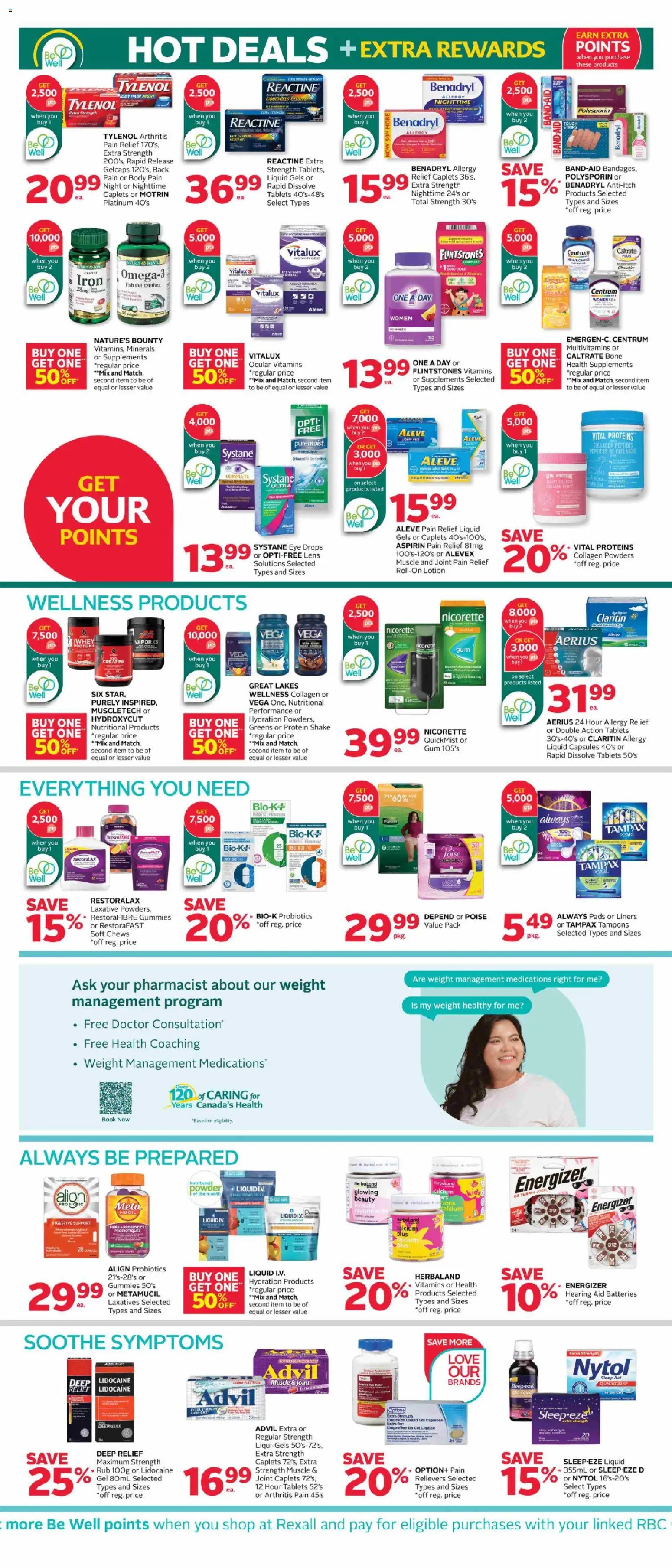 Rexall weekly flyer / circulaire