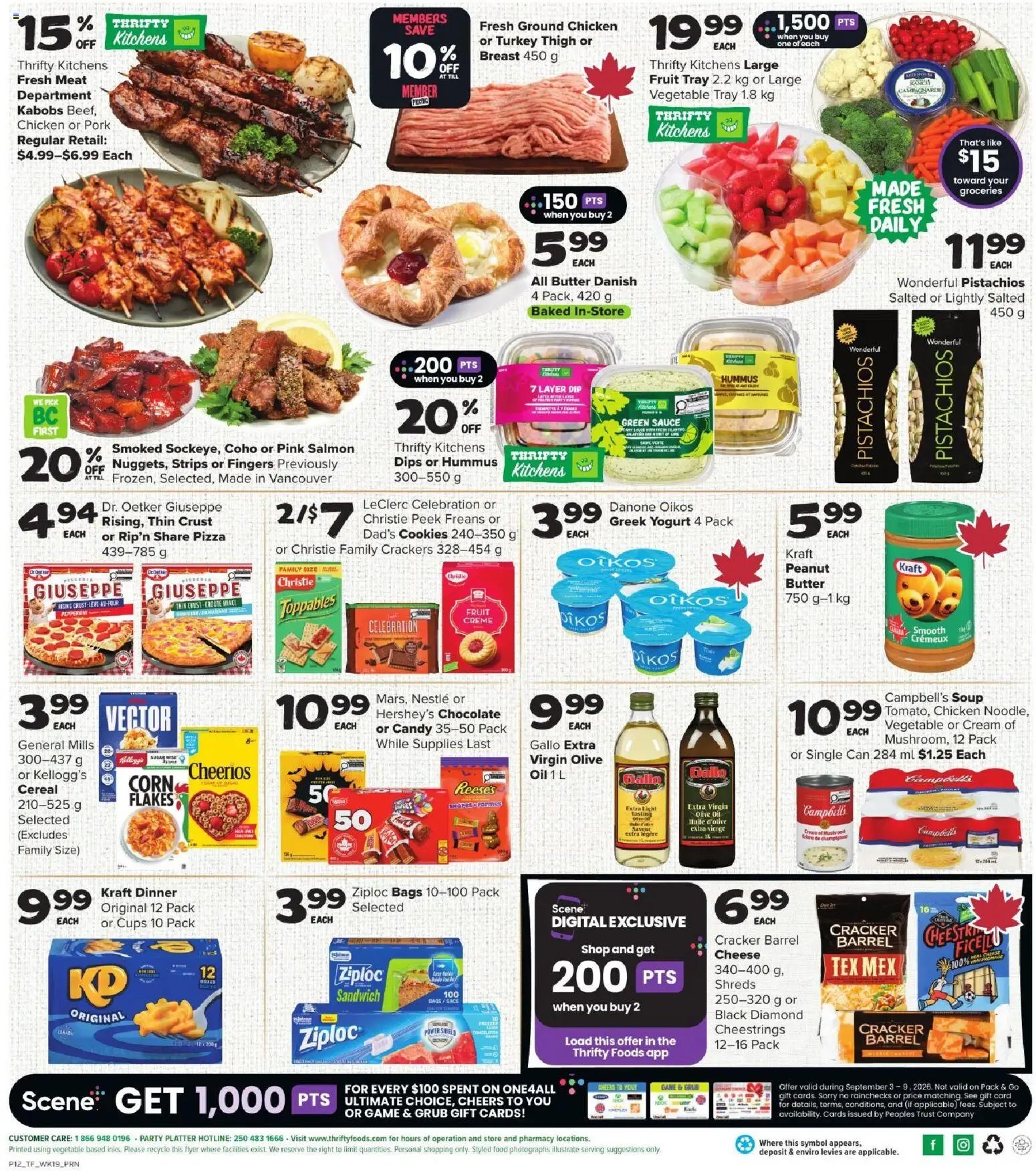 Thrifty Foods weekly flyer / circulaire