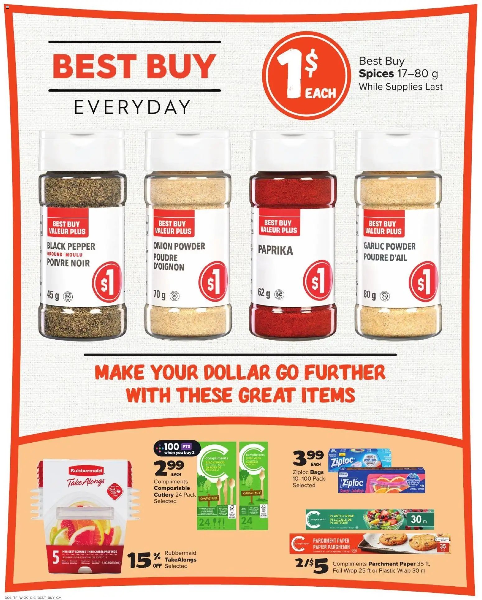 Thrifty Foods weekly flyer / circulaire