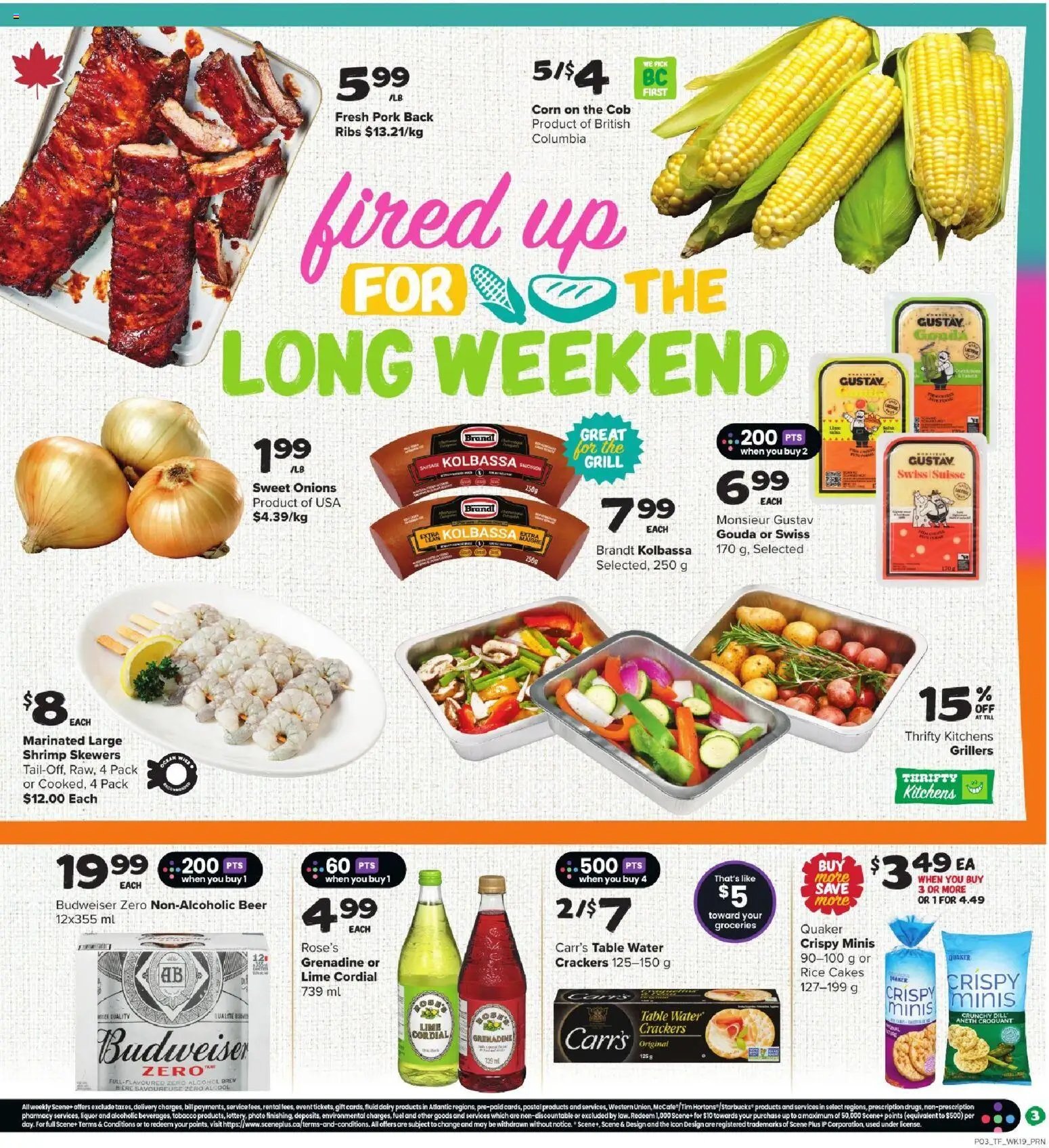 Thrifty Foods weekly flyer / circulaire