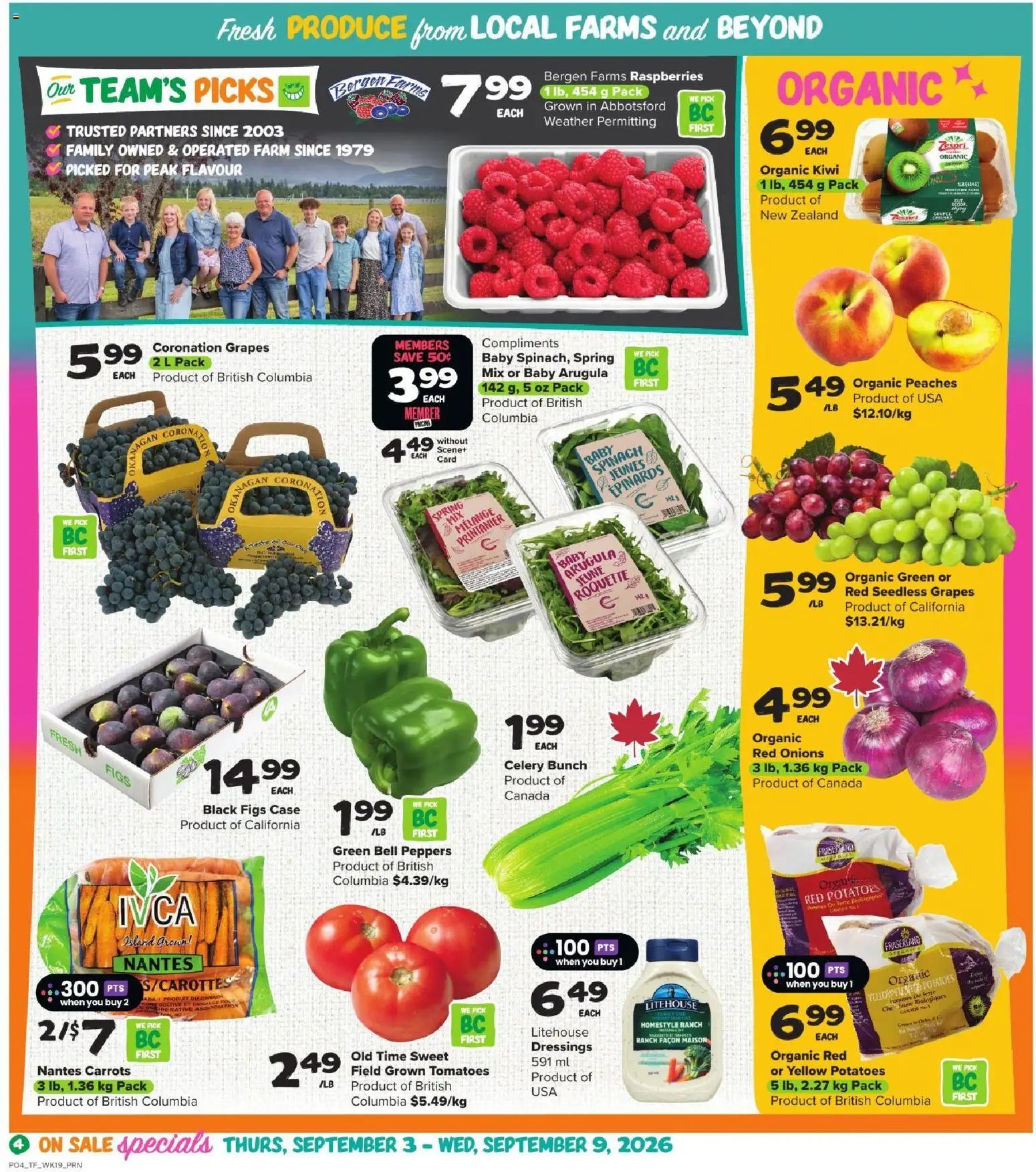 Thrifty Foods weekly flyer / circulaire