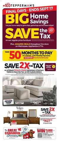 Tepperman's weekly flyer / circulaire