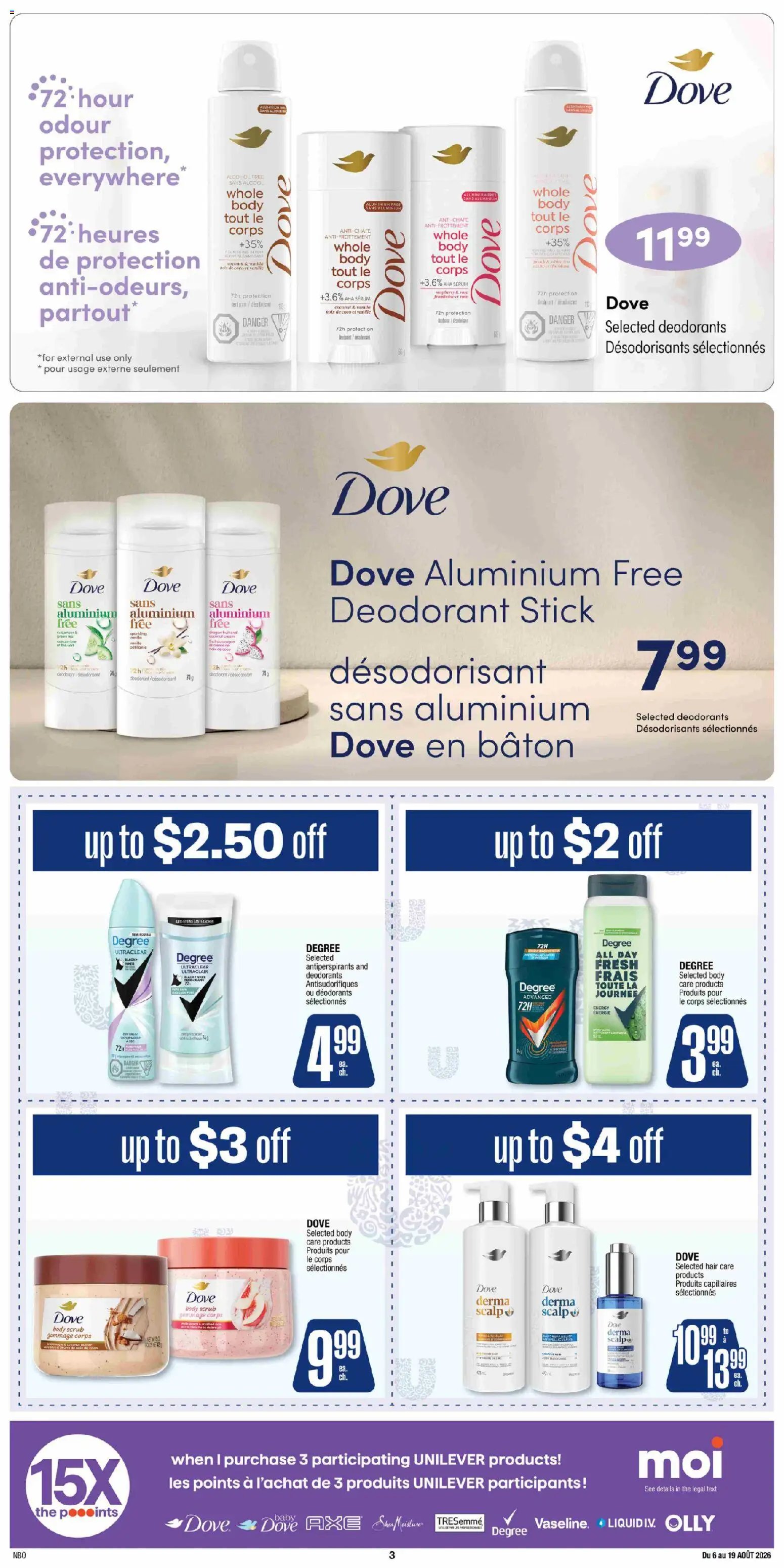 Jean Coutu Unilever Flyer