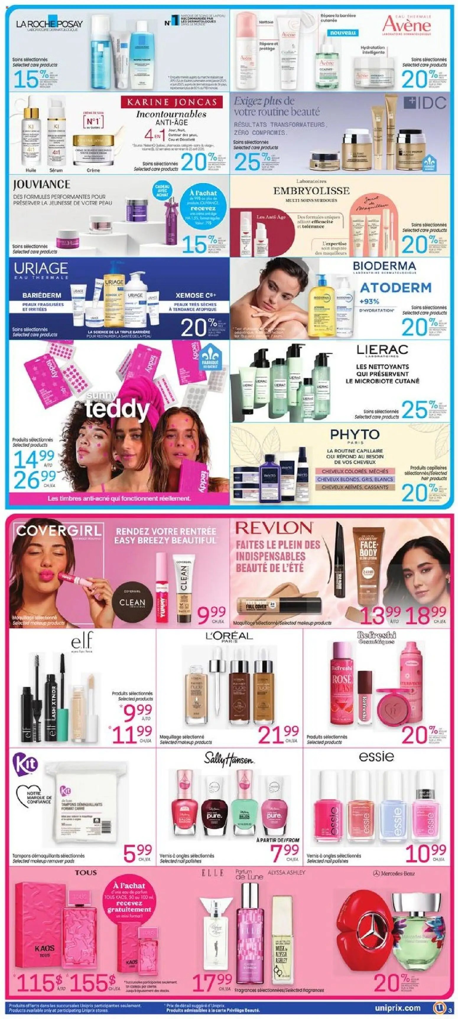 Uniprix weekly flyer / circulaire