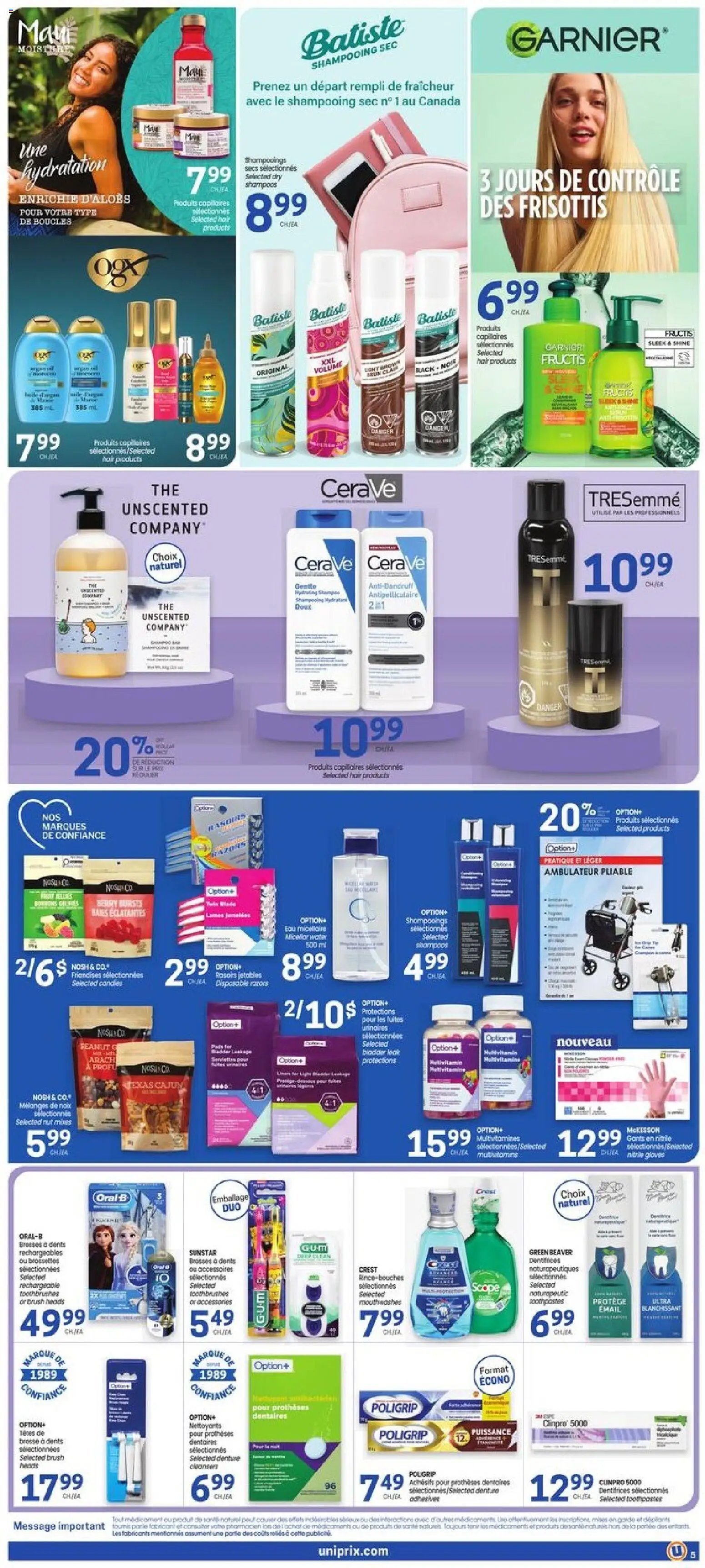Uniprix weekly flyer / circulaire