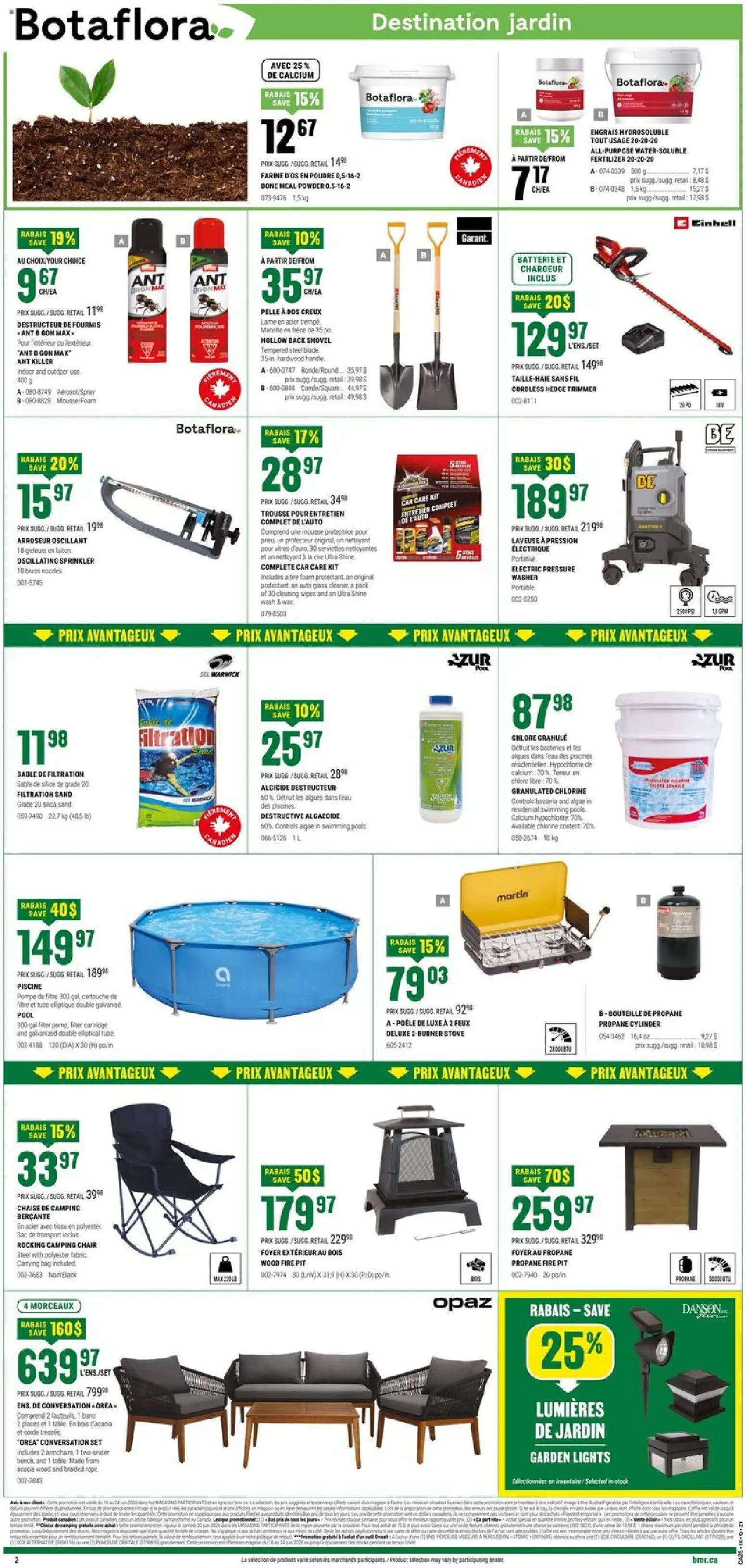 BMR weekly flyer / circulaire
