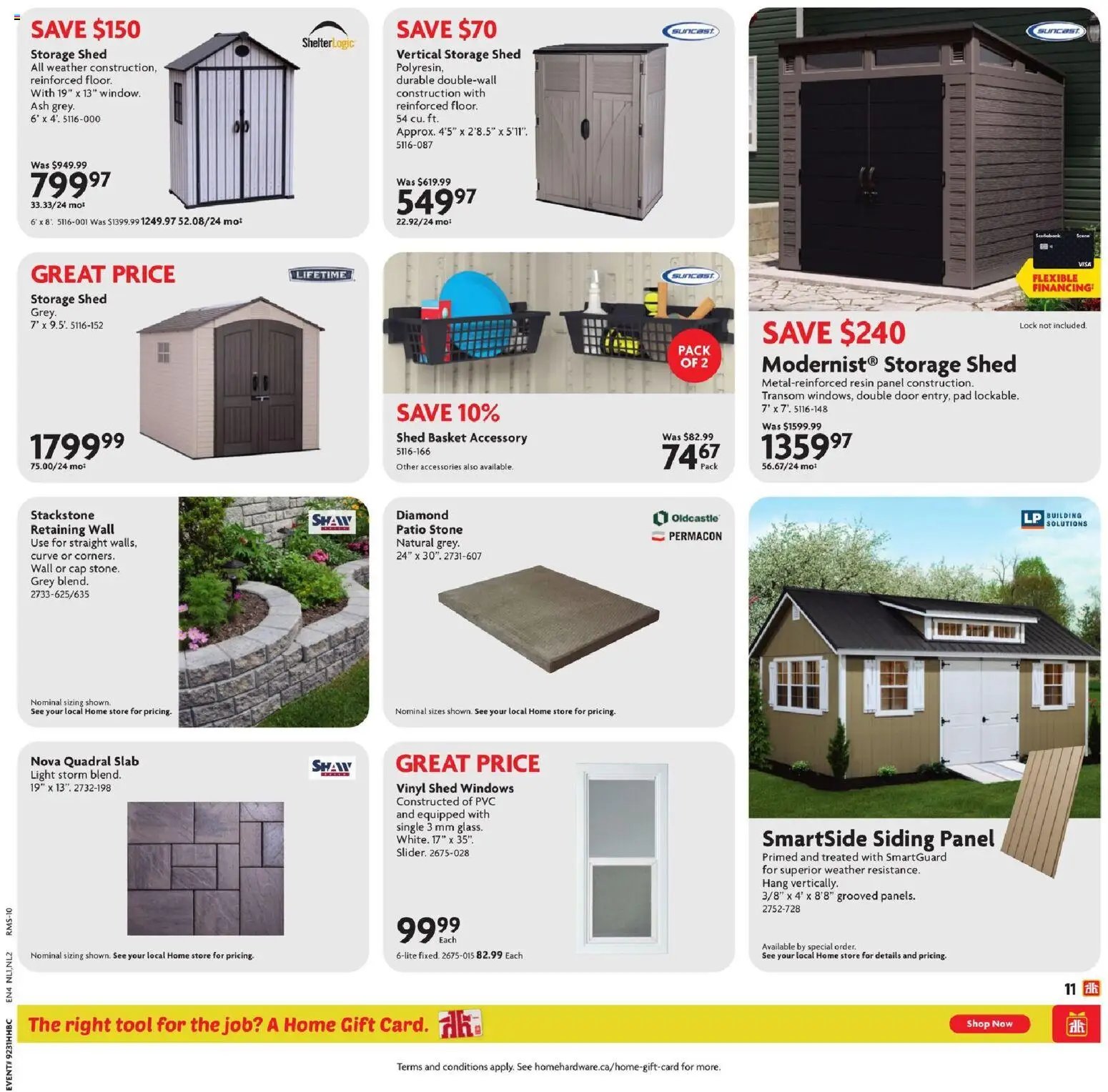 Home Hardware weekly flyer / circulaire