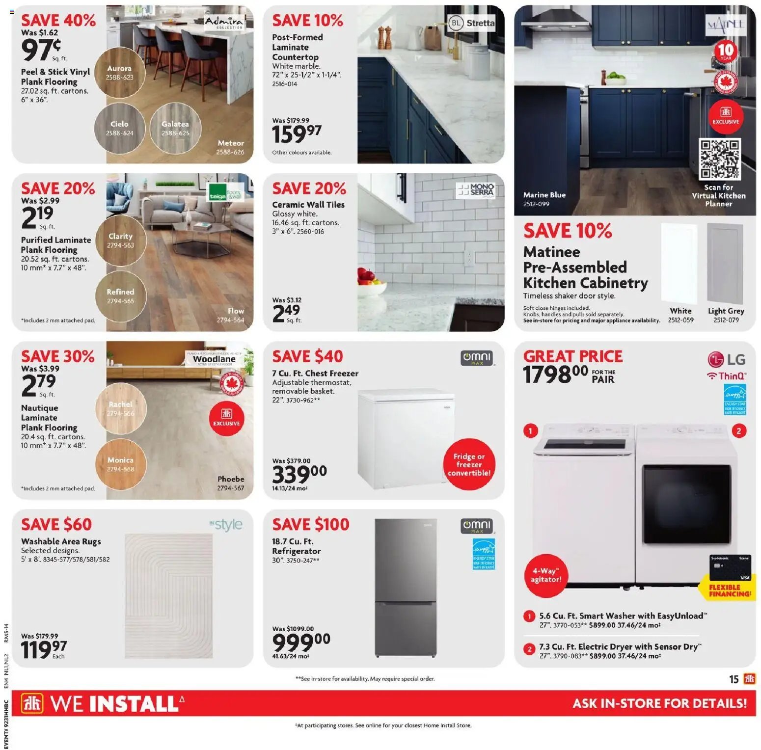 Home Hardware weekly flyer / circulaire