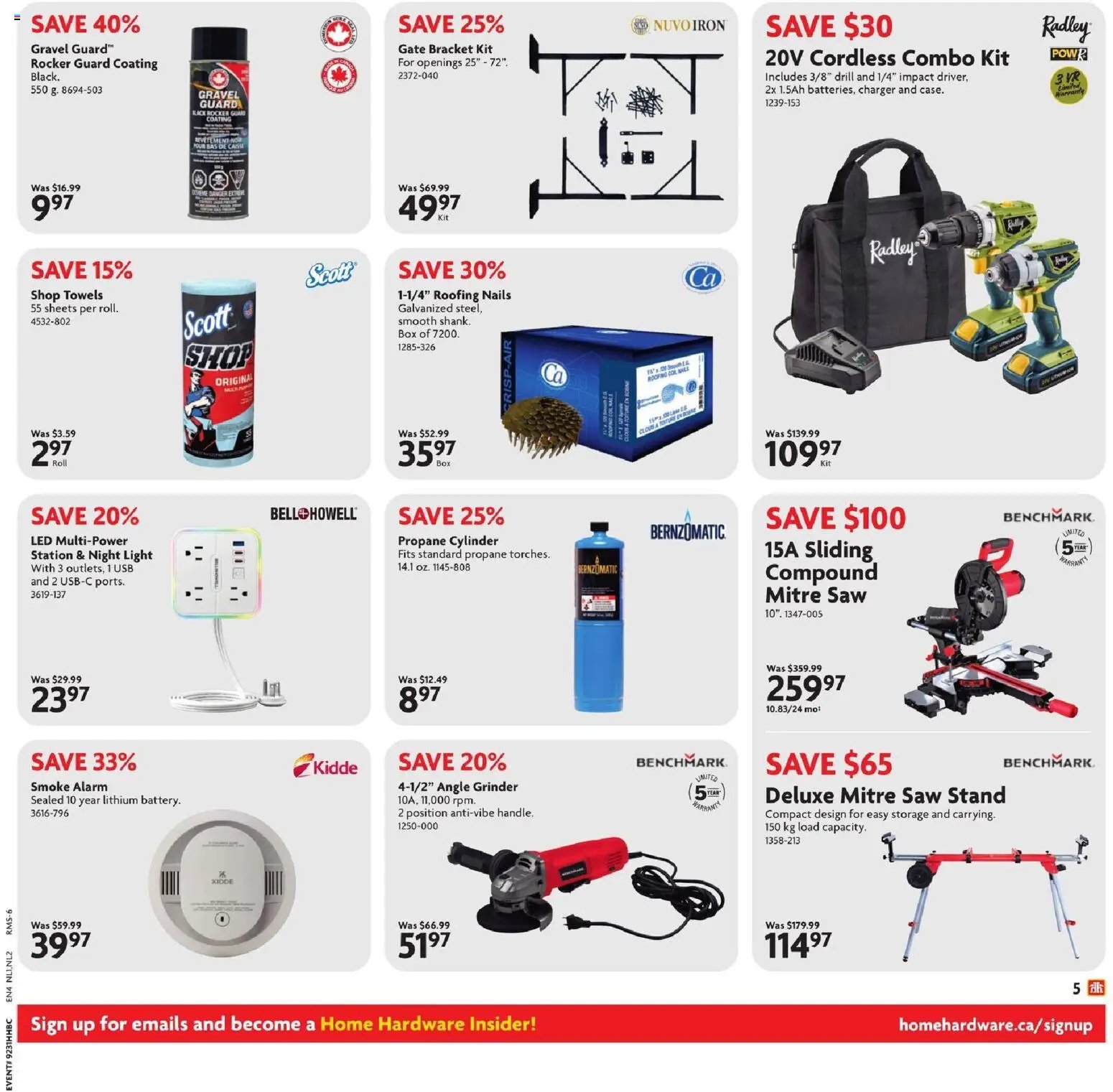 Home Hardware weekly flyer / circulaire