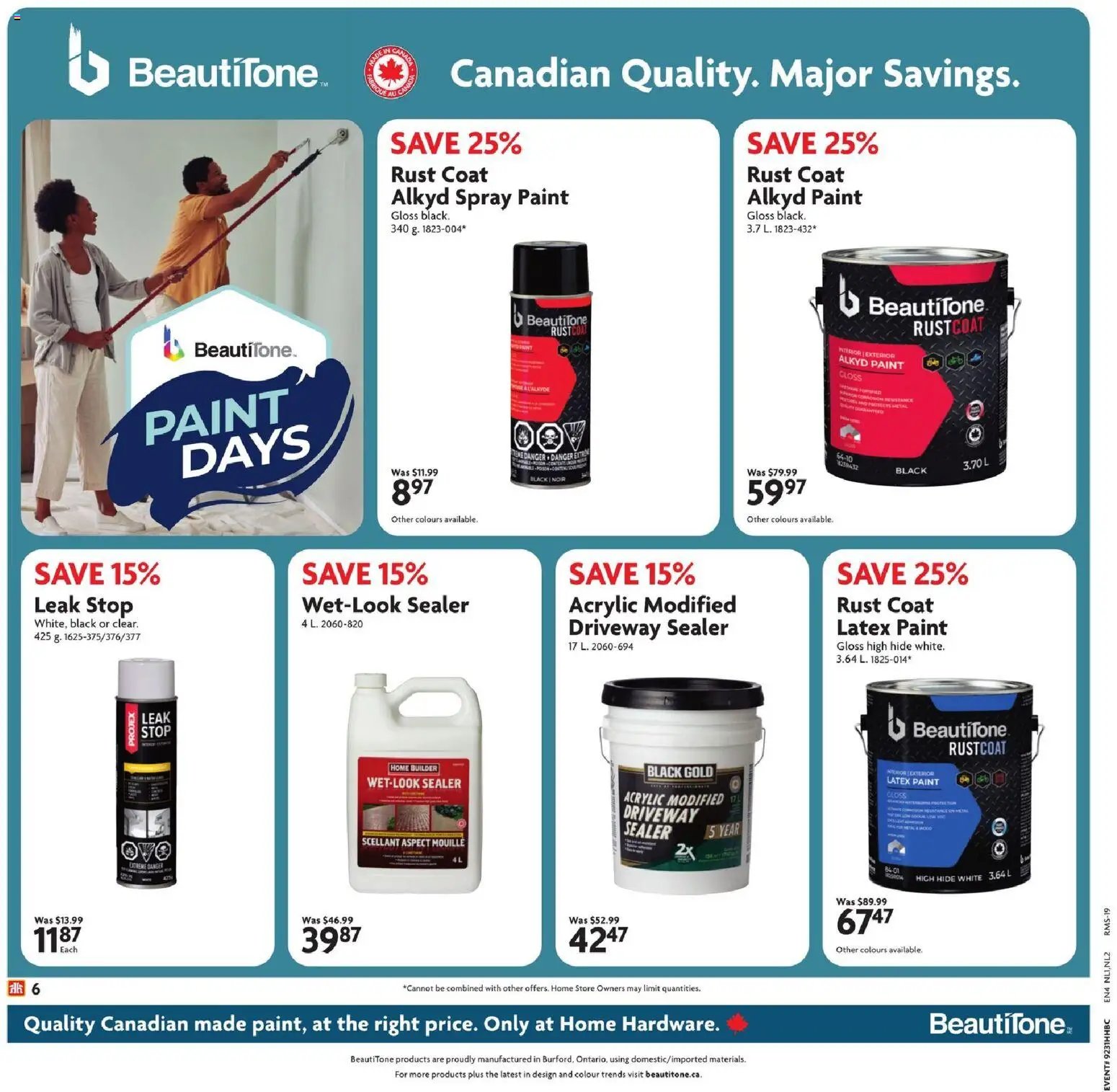 Home Hardware weekly flyer / circulaire