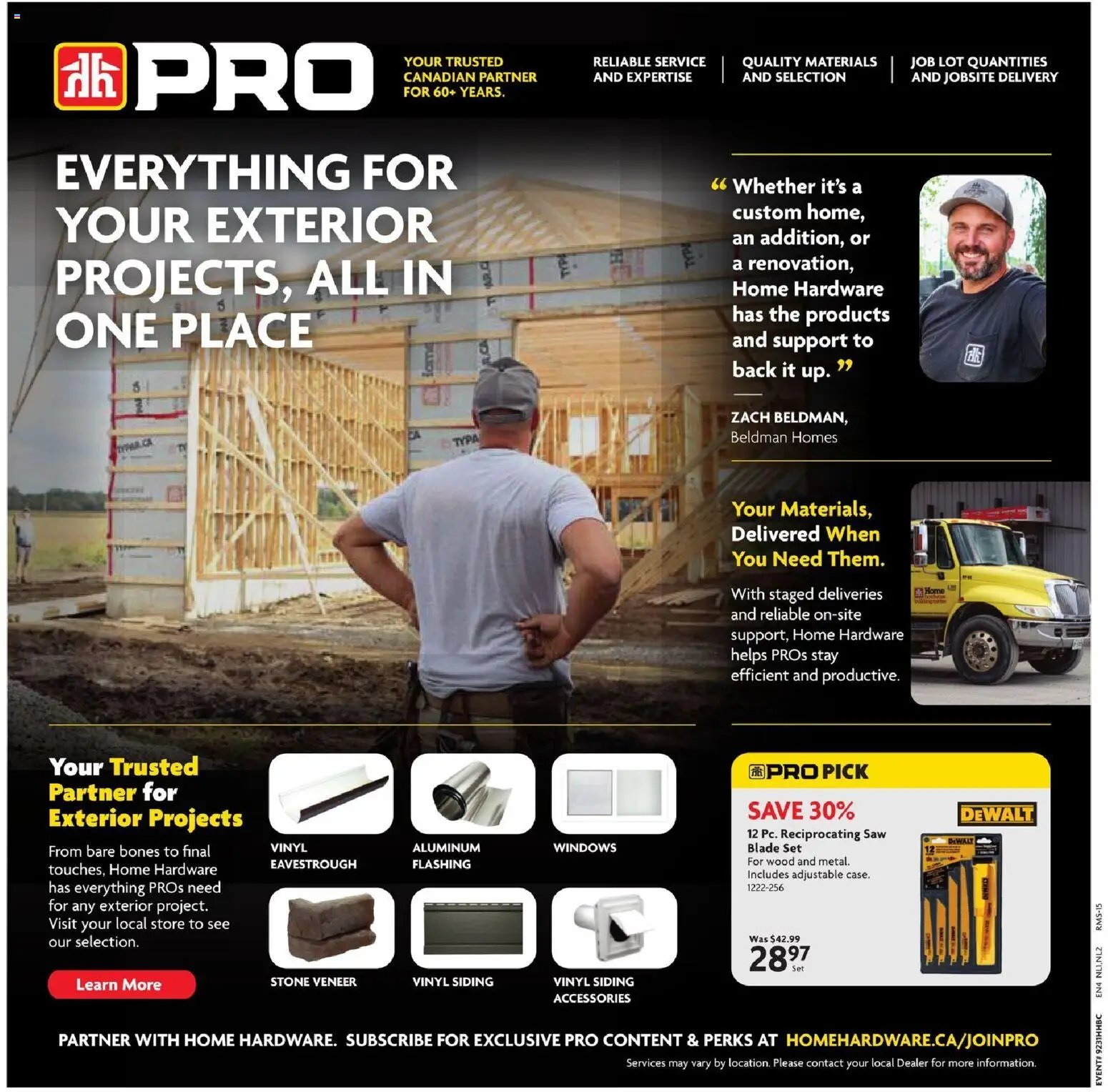 Home Hardware weekly flyer / circulaire