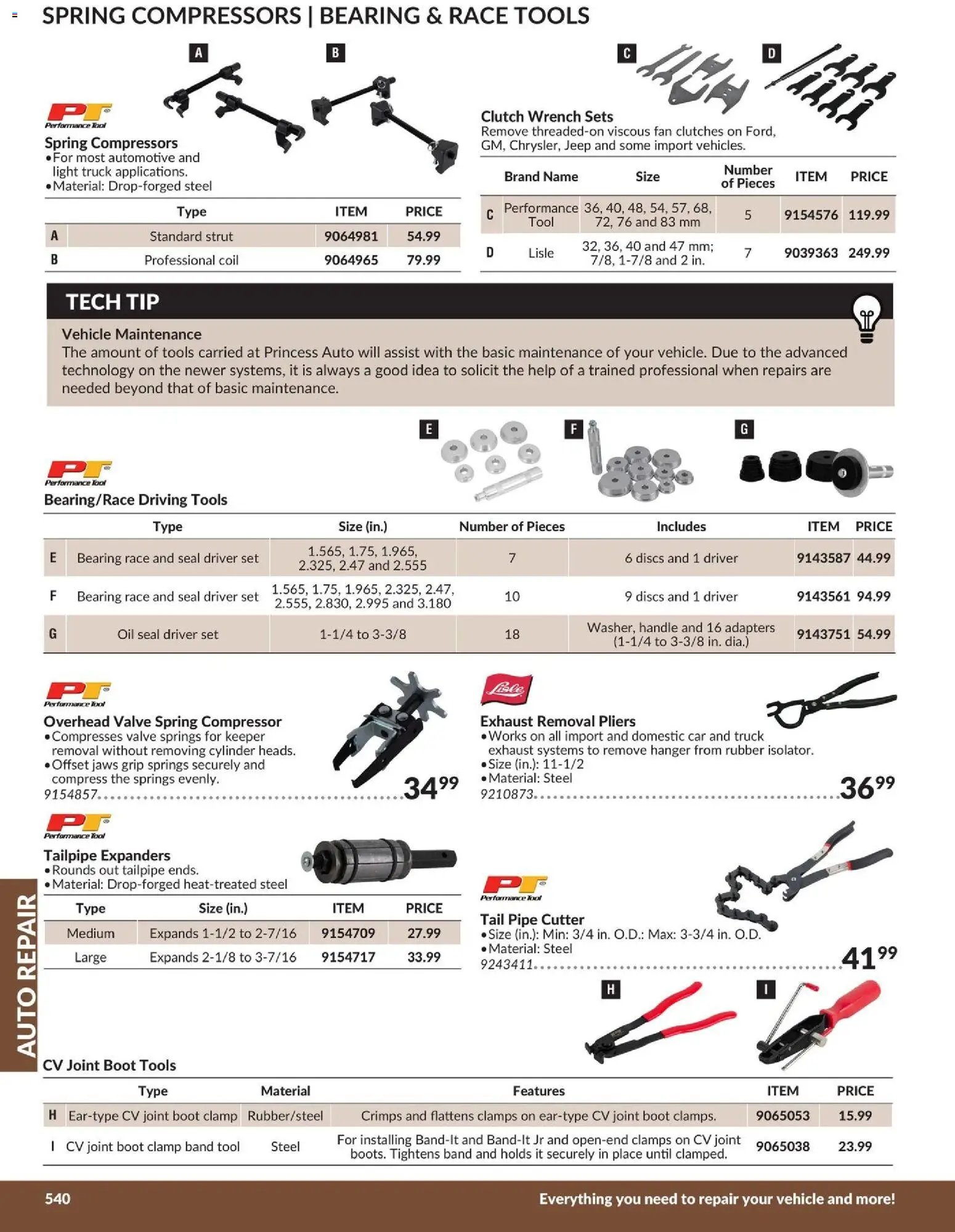 Princess Auto catalog - Auto Repair (2026-04-21 - 2027-04-21) | 76