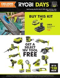 Home Depot flyer - Ryobi Days