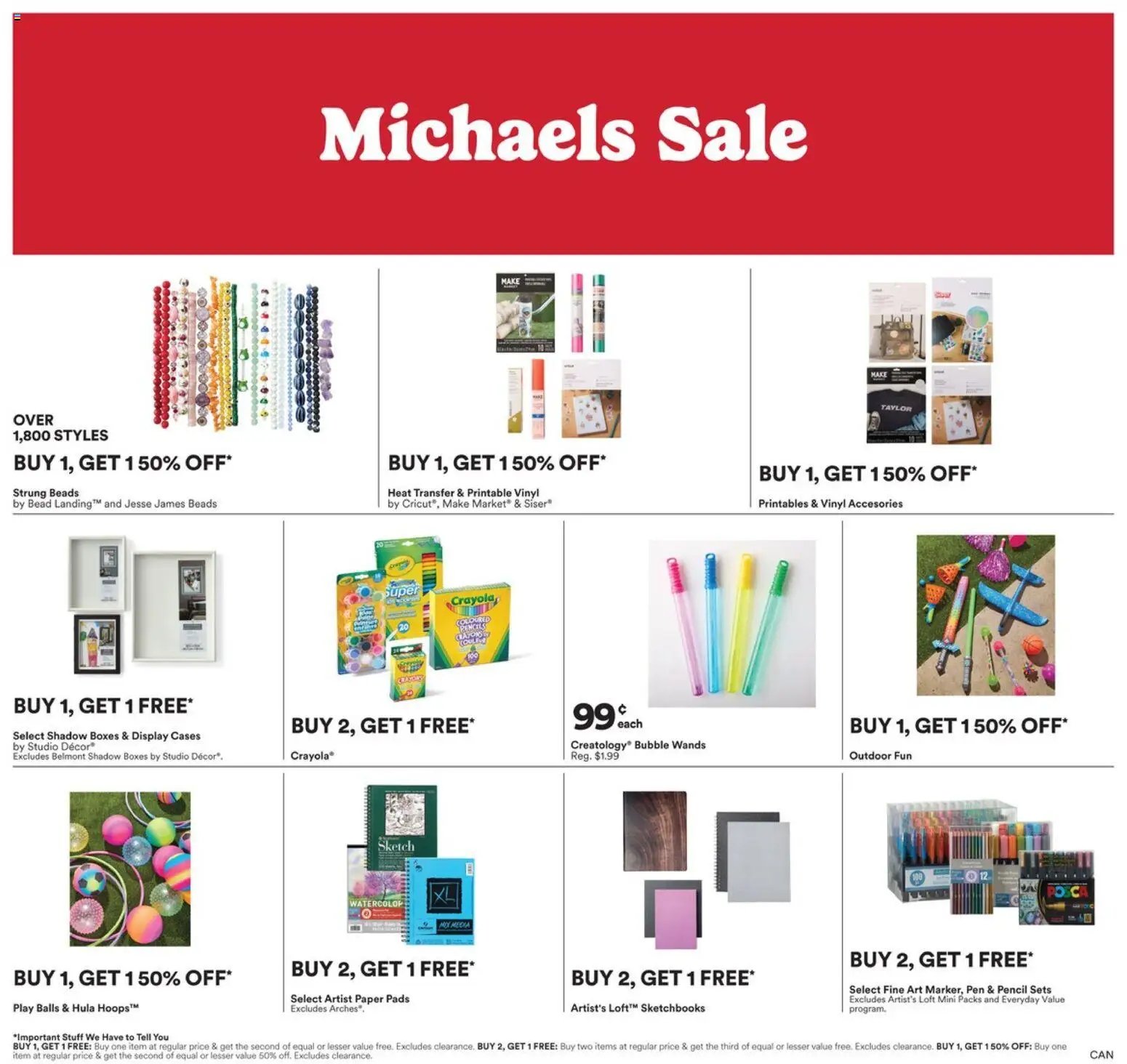Michaels weekly flyer - Whitby