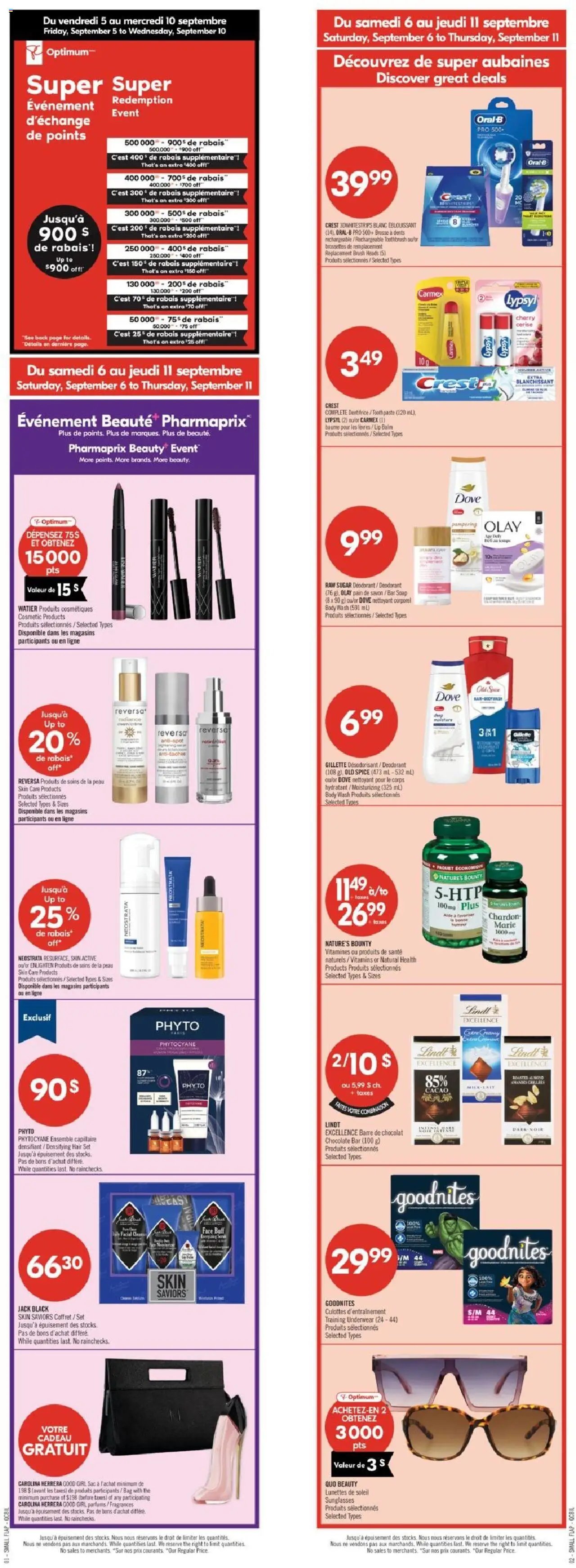 Pharmaprix weekly flyer / circulaire (2025-09-06 - 2025-09-11) | 1