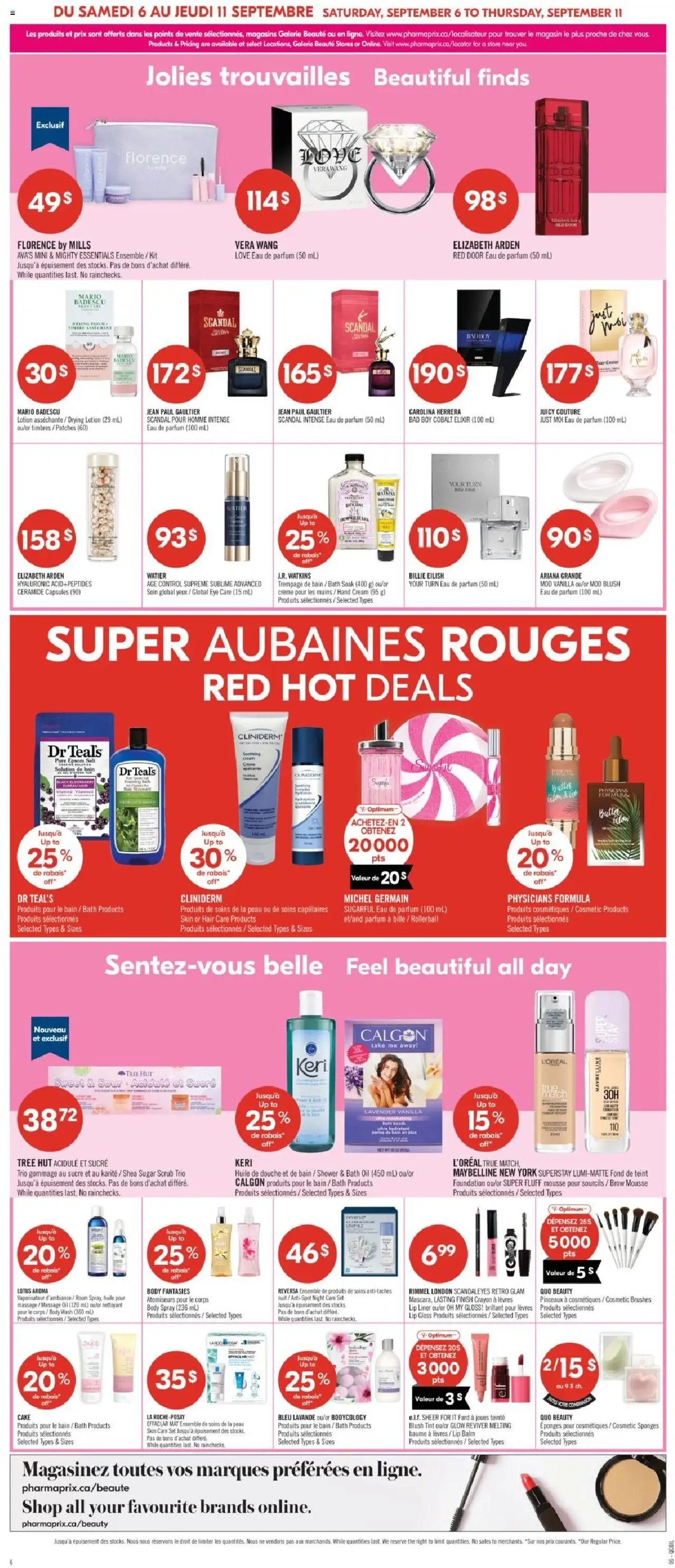 Pharmaprix weekly flyer / circulaire