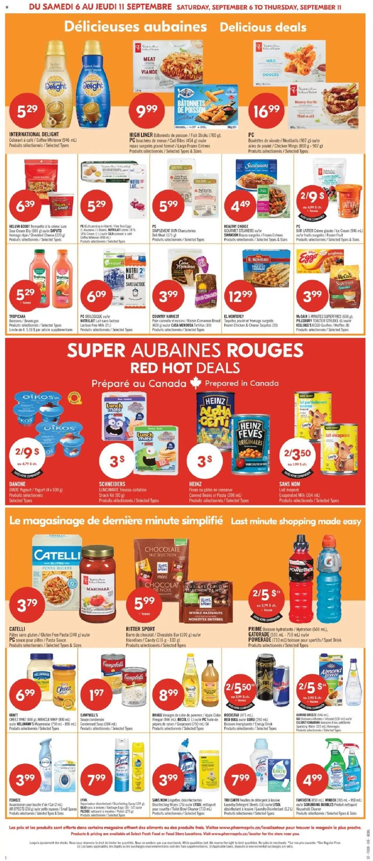 Pharmaprix weekly flyer / circulaire