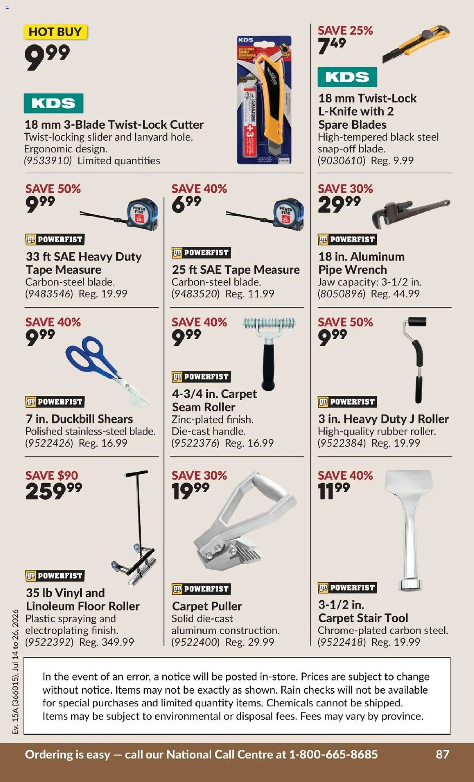 Princess Auto flyer - 2 Week Sale!