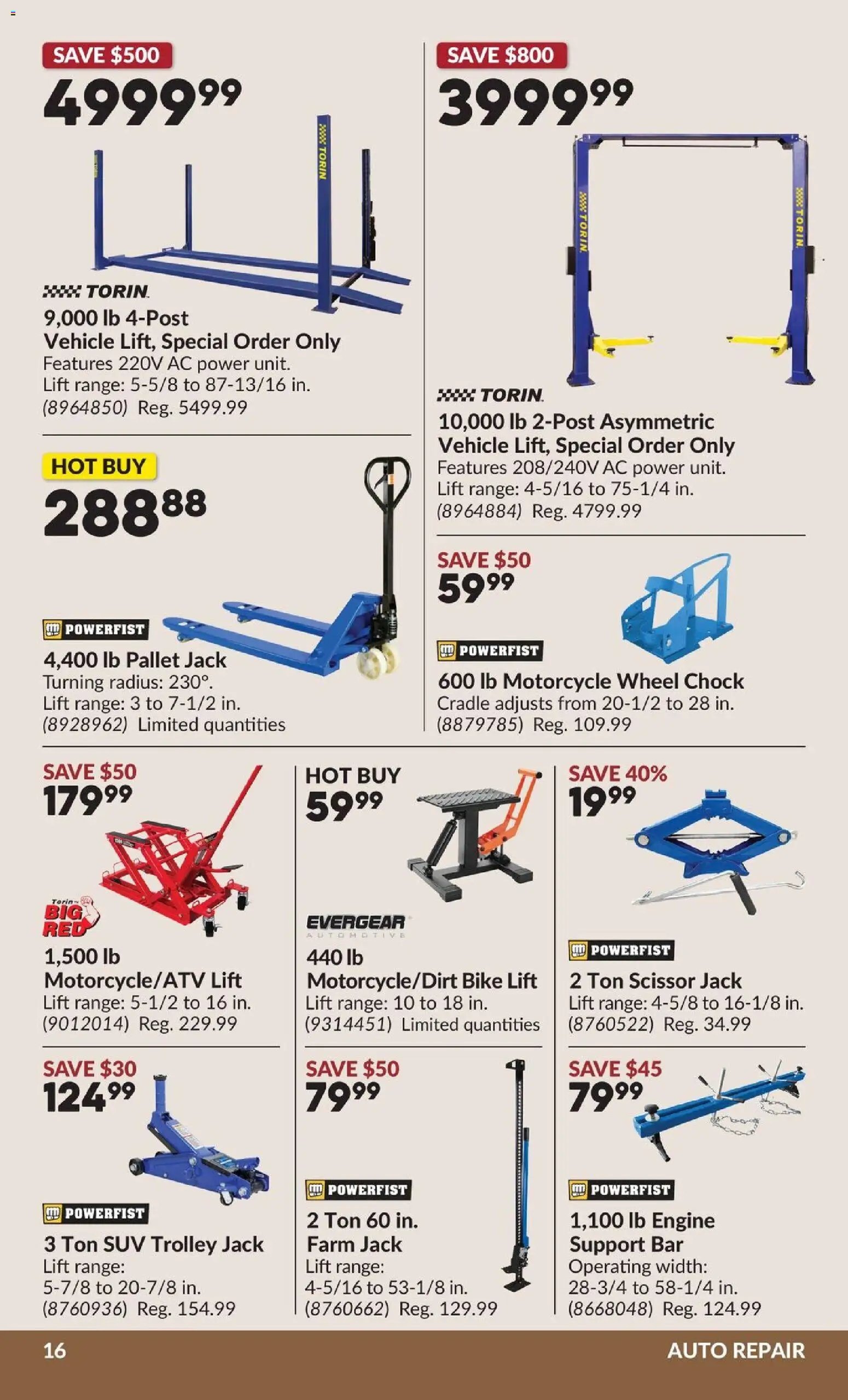 Princess Auto flyer - 2 Week Sale!