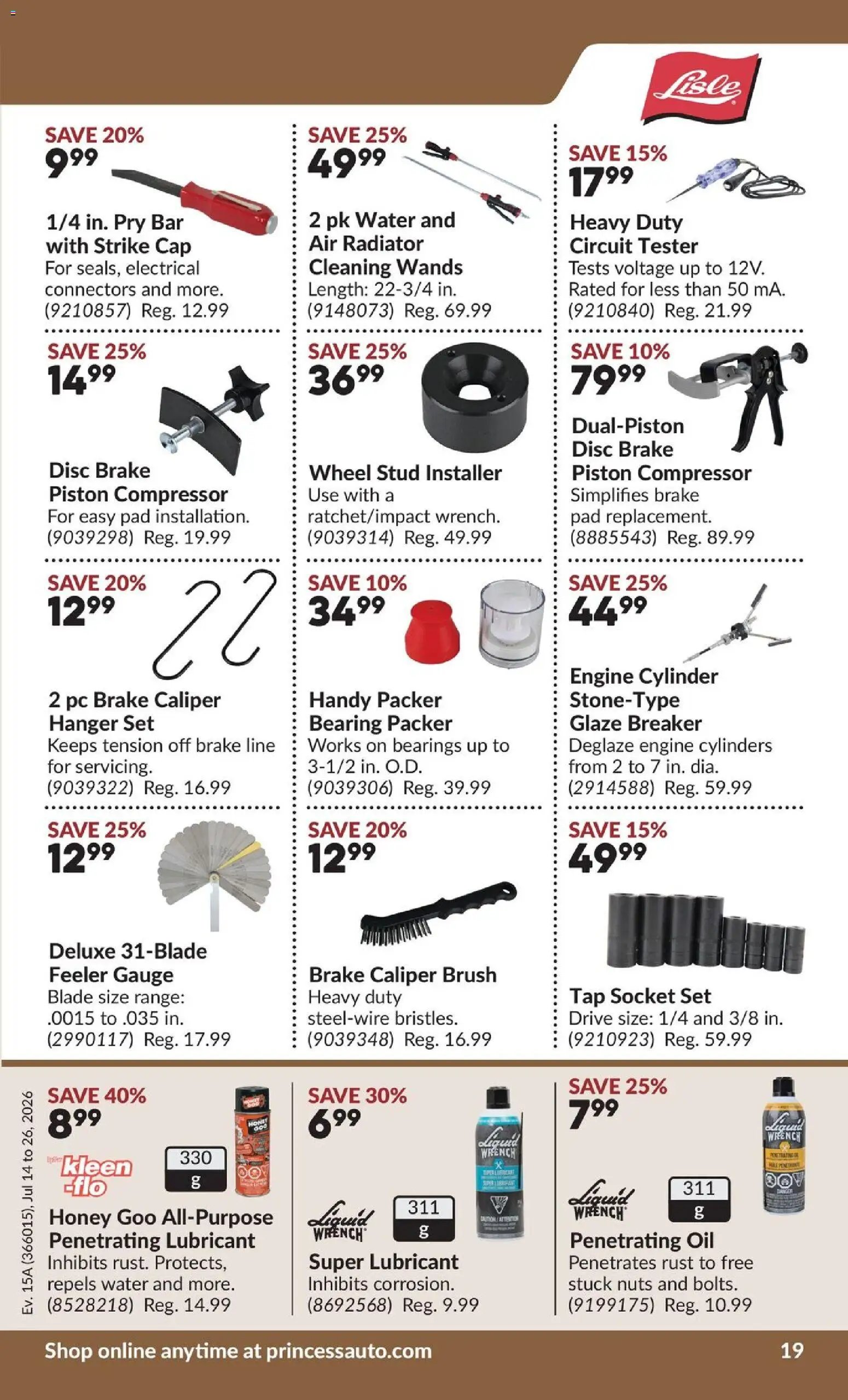 Princess Auto flyer - 2 Week Sale!