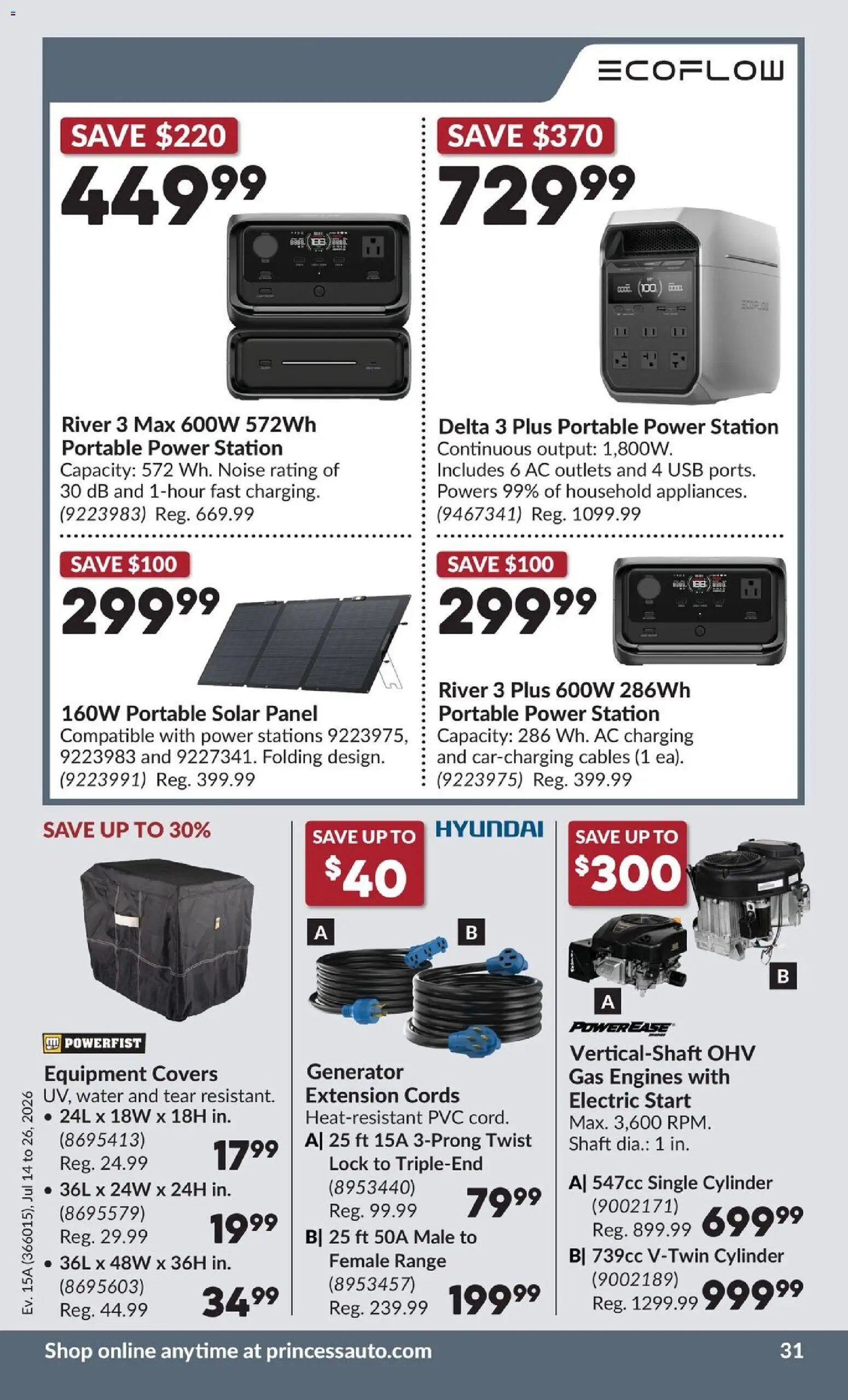 Princess Auto flyer - 2 Week Sale!