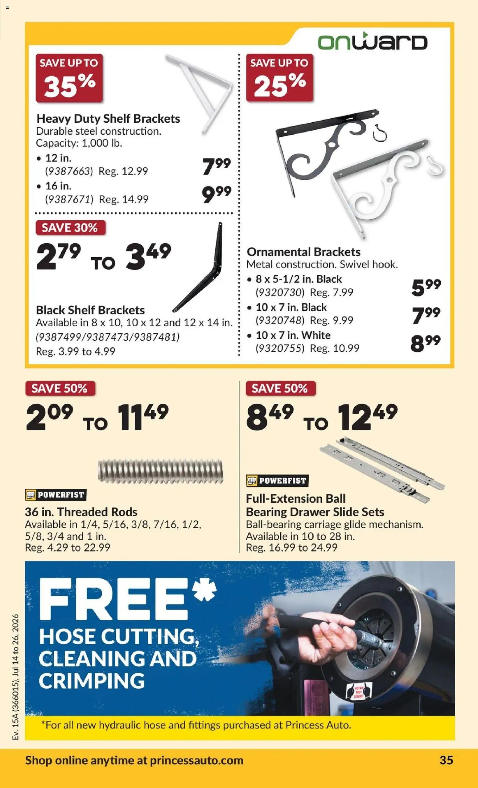 Princess Auto flyer - 2 Week Sale!